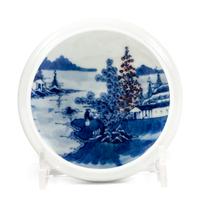 Three Chinese Blue and White Porcelain Wares