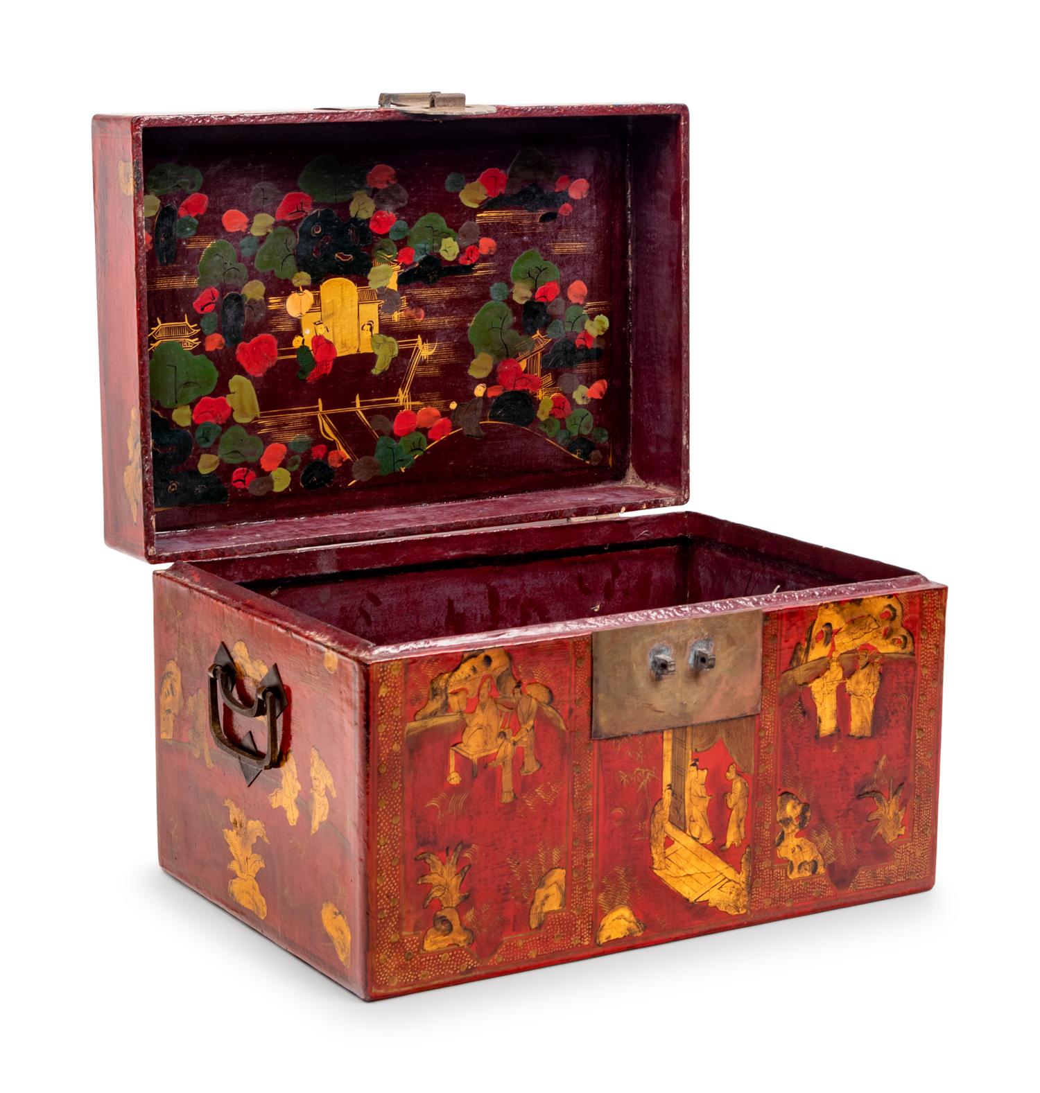 A Chinese Export Lacquer Chest