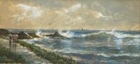 Edmund Darch Lewis (American, 1835–1910) — A Shore Scene , 1889