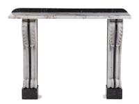 A Continental Marble Console Table Height 38 1/8 x width 52 x depth 10 1/4 inches.