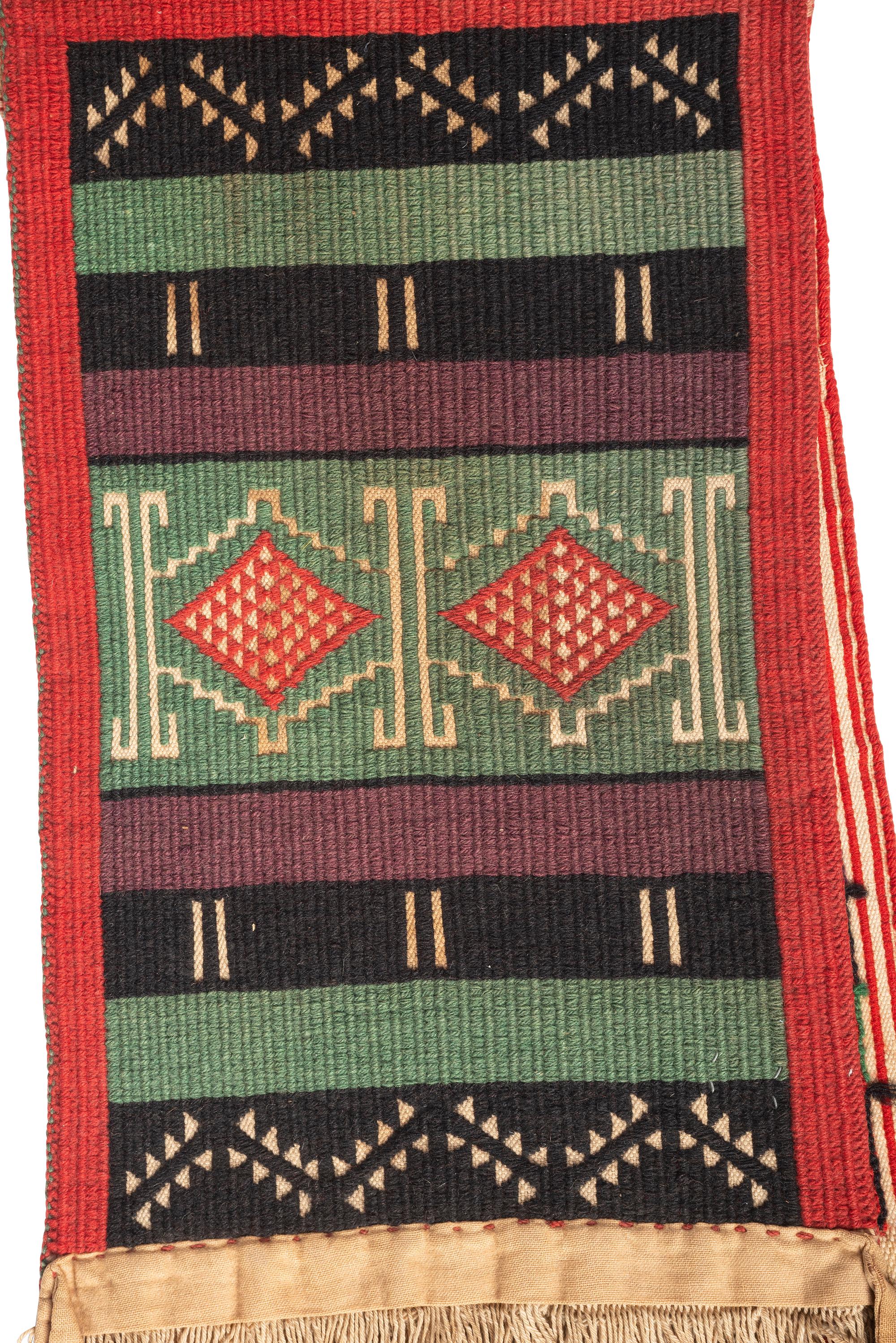 Hopi Second and Third Mesa Baskets, Dance Sashes