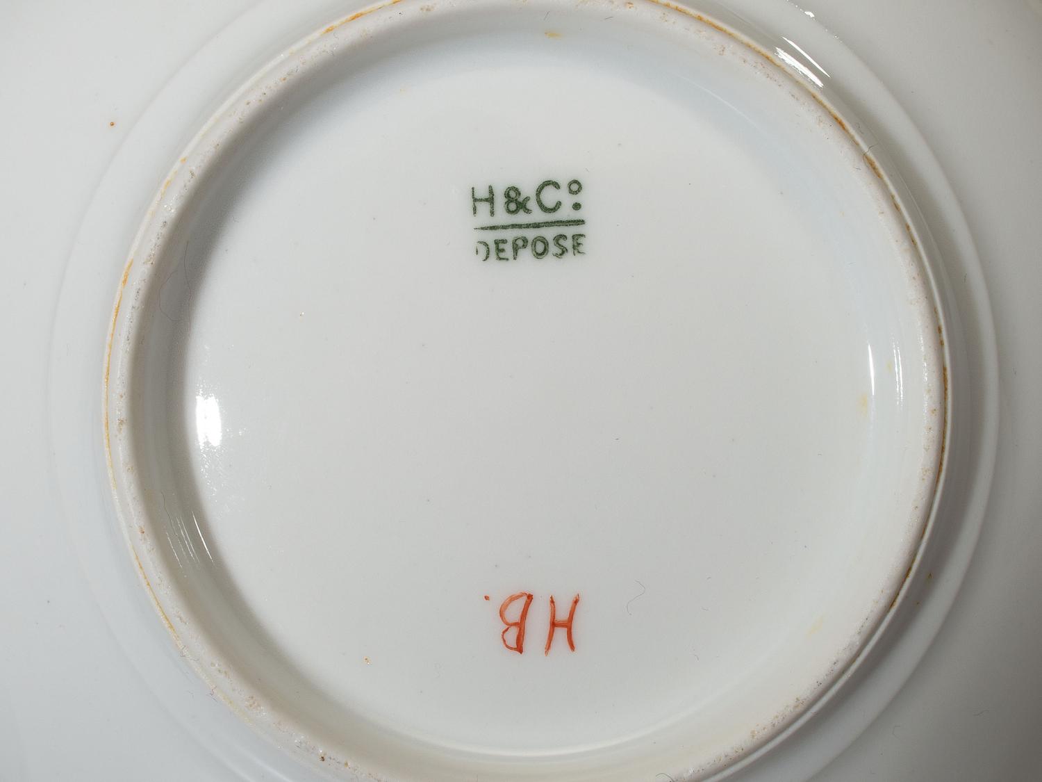 Twelve Haviland Limoges Game Bird Plates