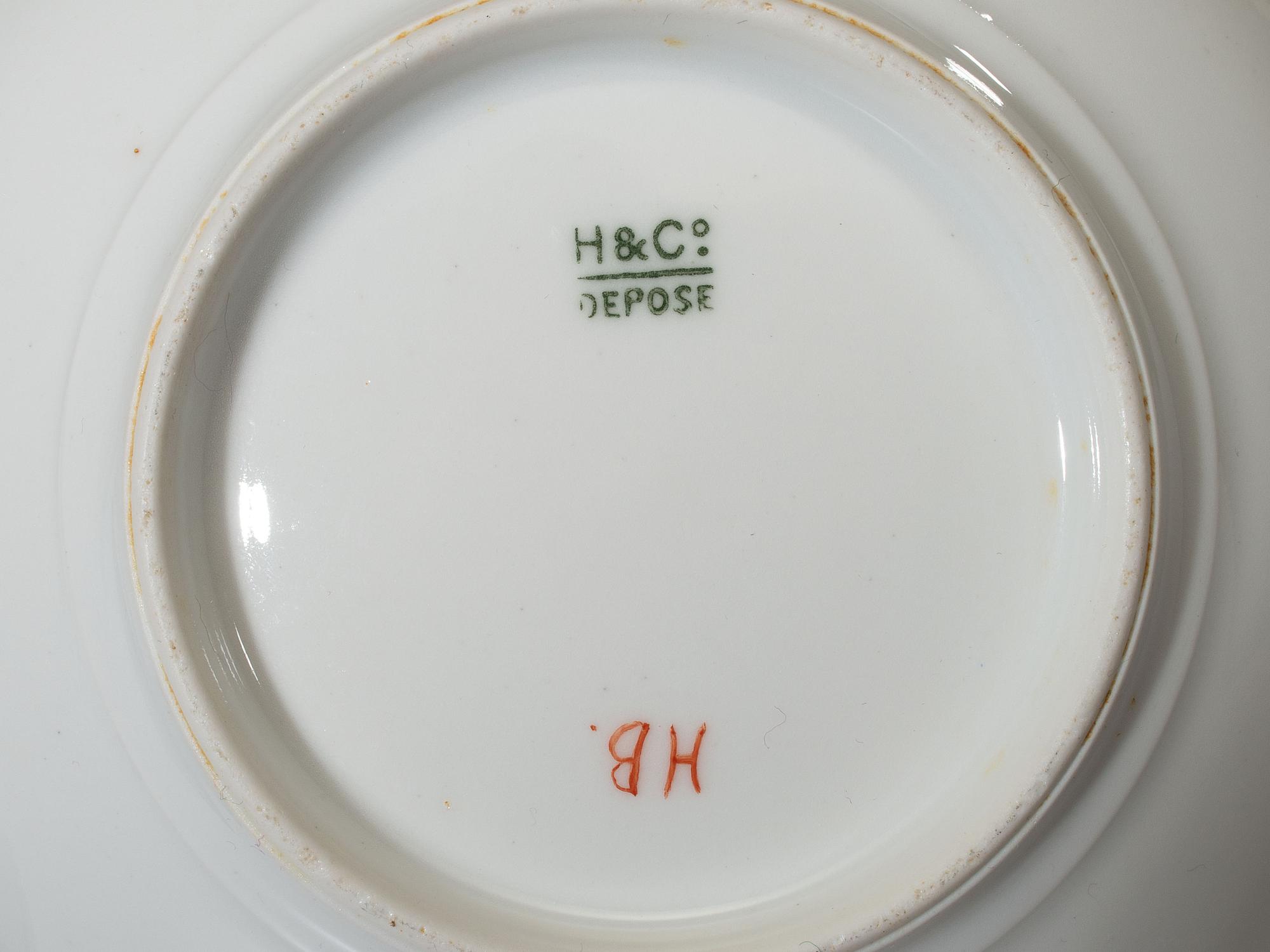 Twelve Haviland Limoges Game Bird Plates