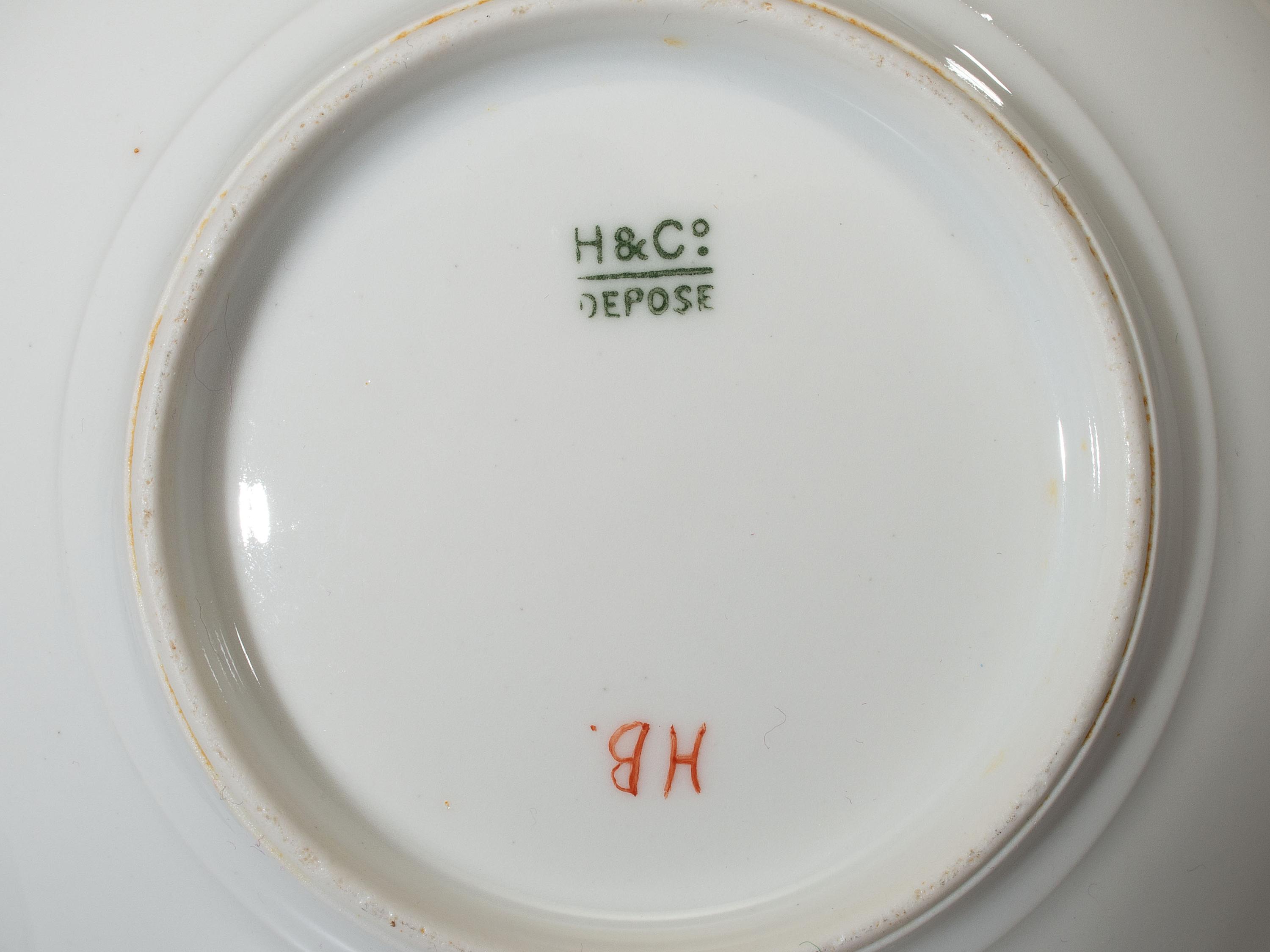 Twelve Haviland Limoges Game Bird Plates