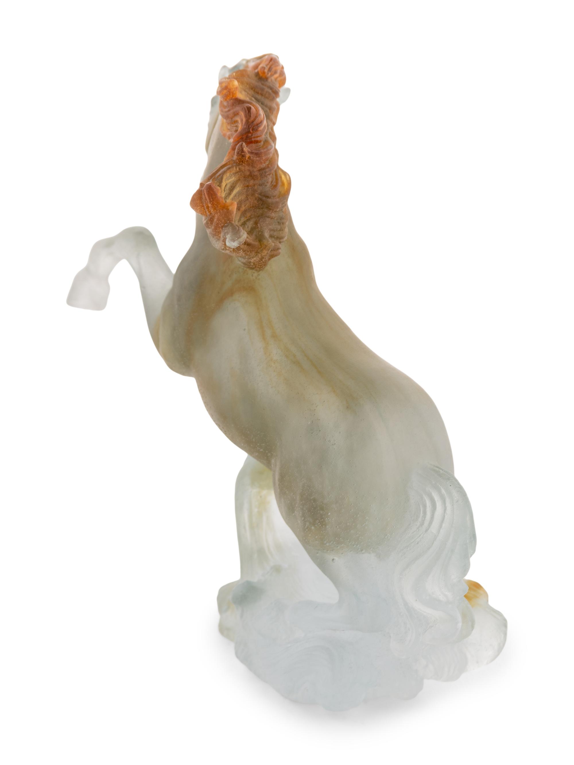 A Daum Pâte-de-Verre Horse