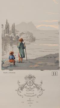 A Complete Set of Fourteen Zuber et Cie. La Cote de Villefranche Wallpaper Panels