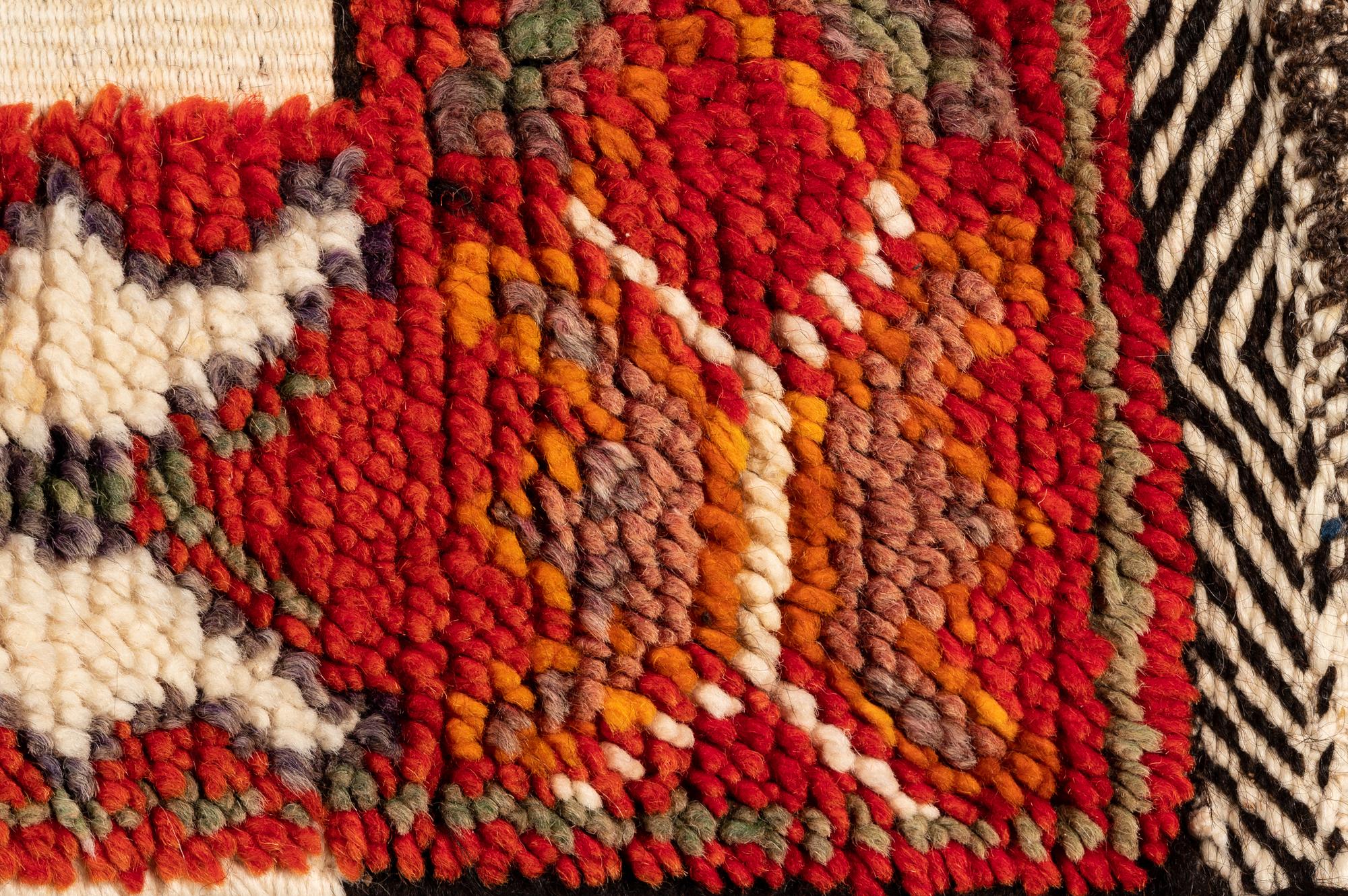 A Moroccan Wool Rug