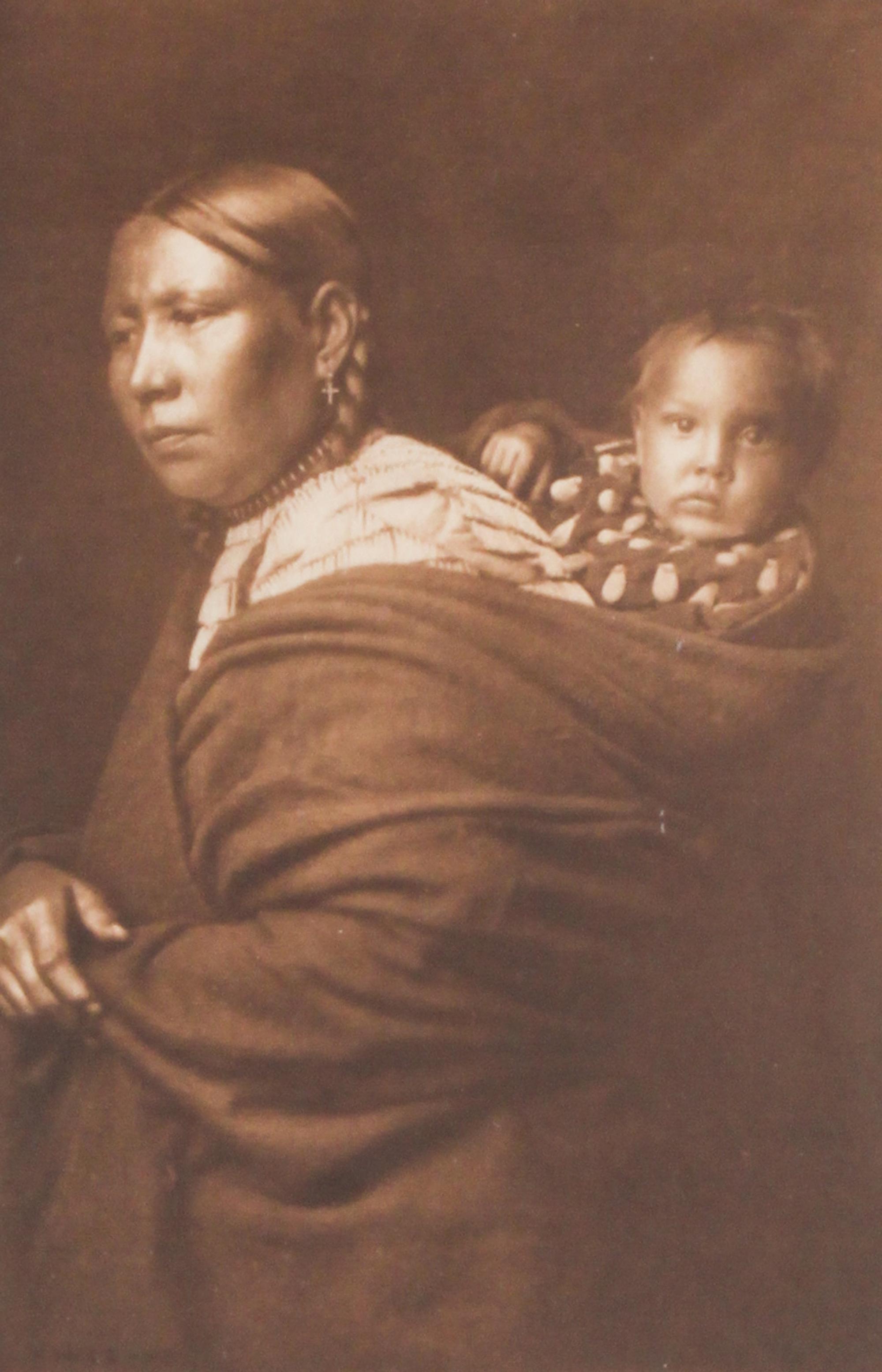 Edward Sheriff Curtis Plate of first: 8 3/4 x 6 1/2 inches — (American, 1868-1952)