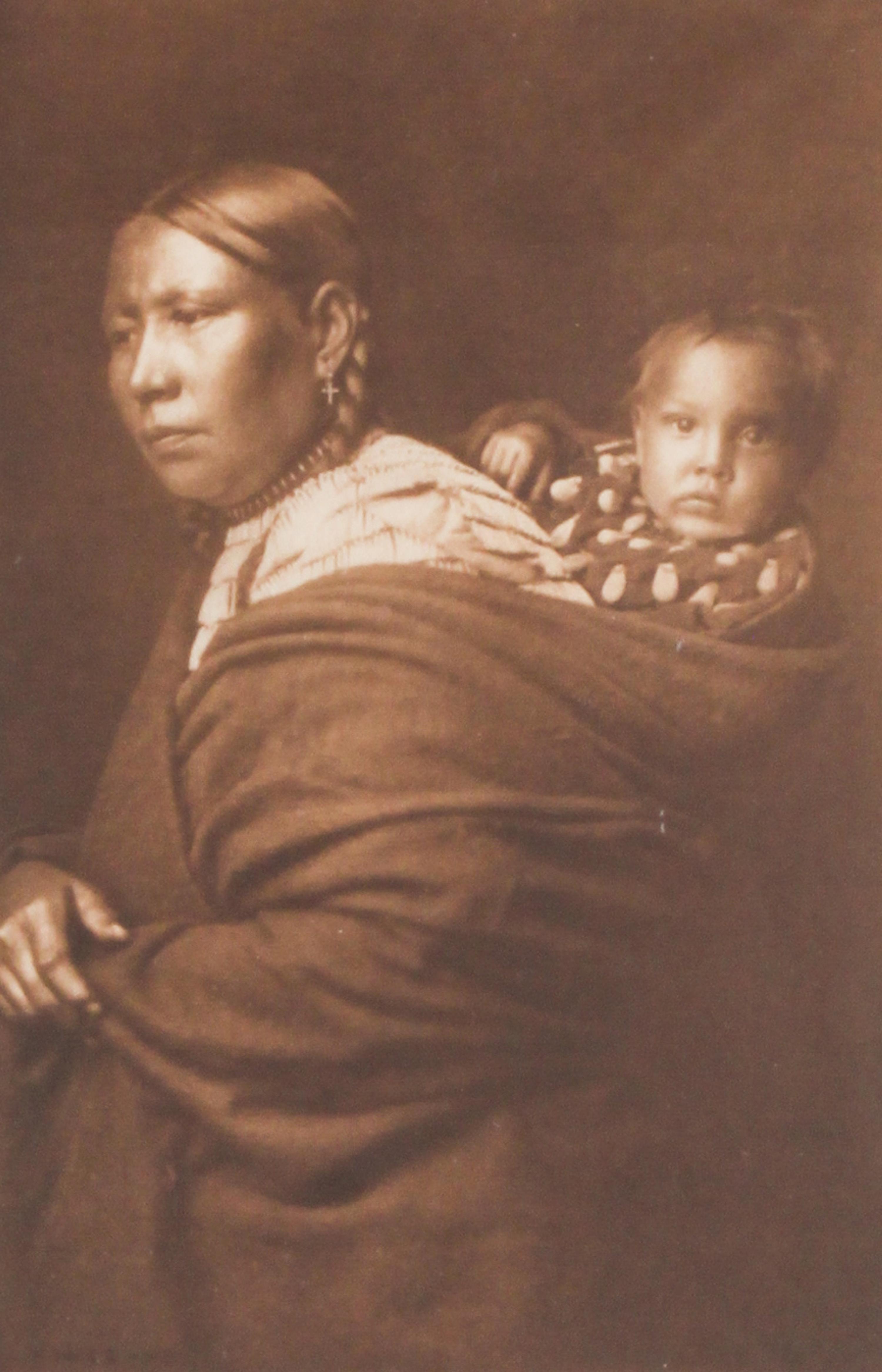 Edward Sheriff Curtis Plate of first: 8 3/4 x 6 1/2 inches — (American, 1868-1952)