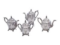 An American Coin Silver Coffee and Tea Service