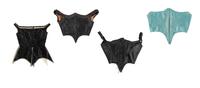 Four "Swiss Waist" Bodices and Corselets, 1860s
