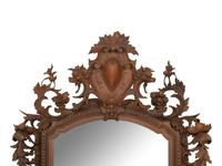 A Continental Foliate Carved Mirror
