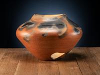 Monumental Micaceous Jar, with Cutouts