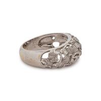 CARRERA Y CARRERA, WHITE GOLD AND DIAMOND RING