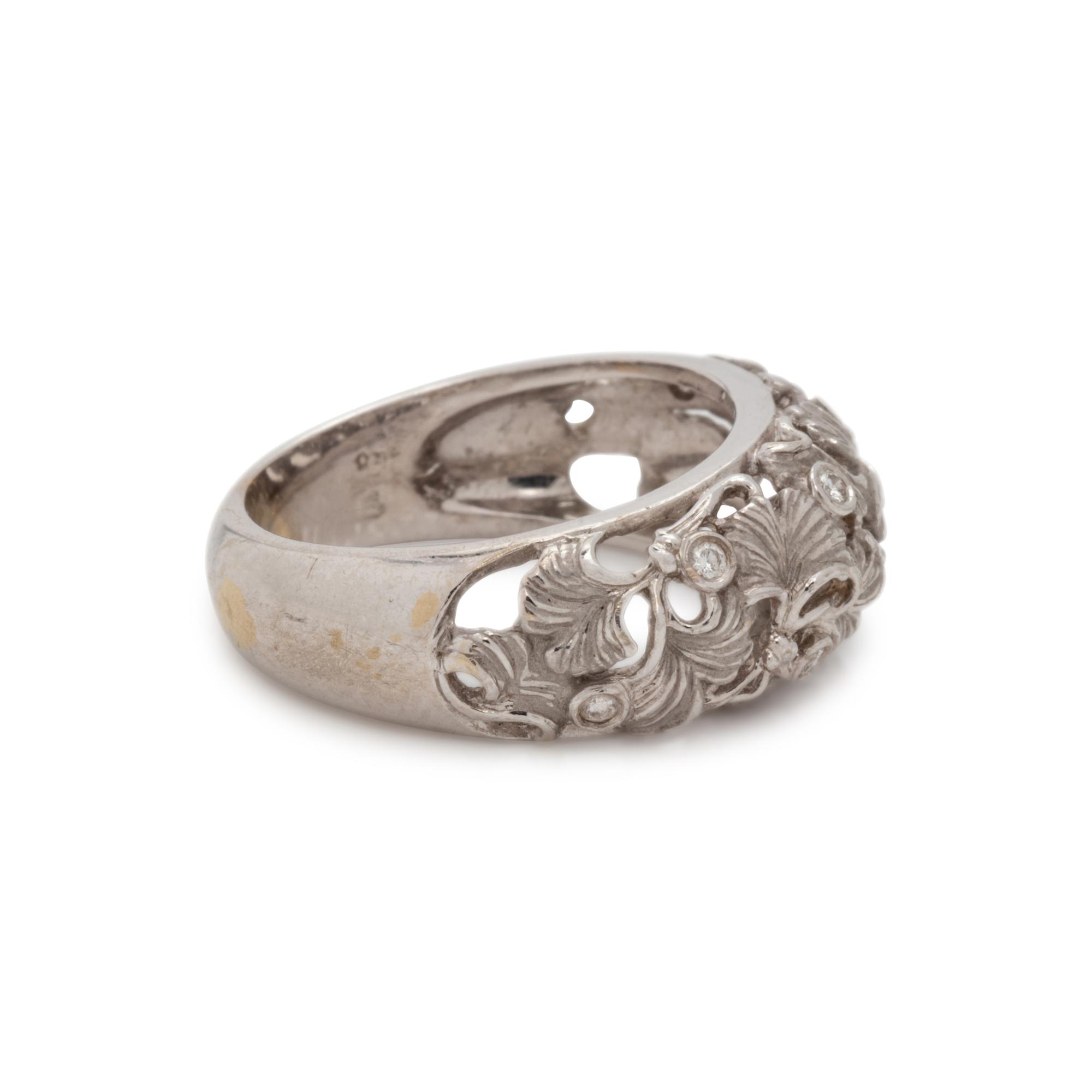 CARRERA Y CARRERA, WHITE GOLD AND DIAMOND RING
