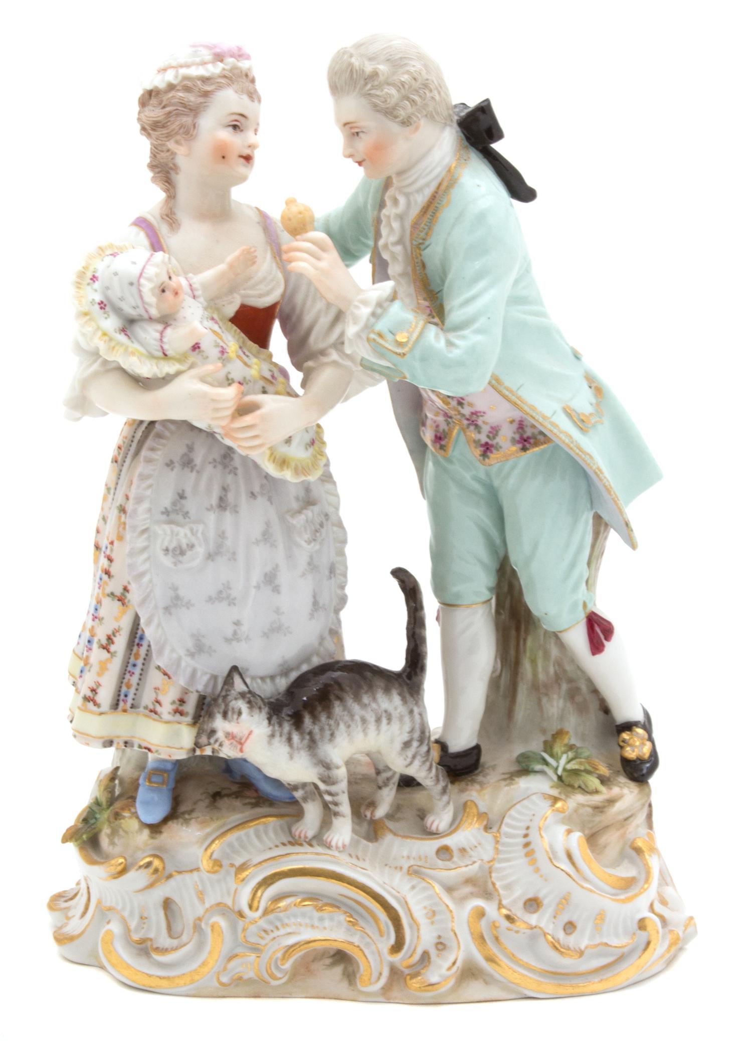 A Meissen Porcelain Figural Group — 20TH CENTURY