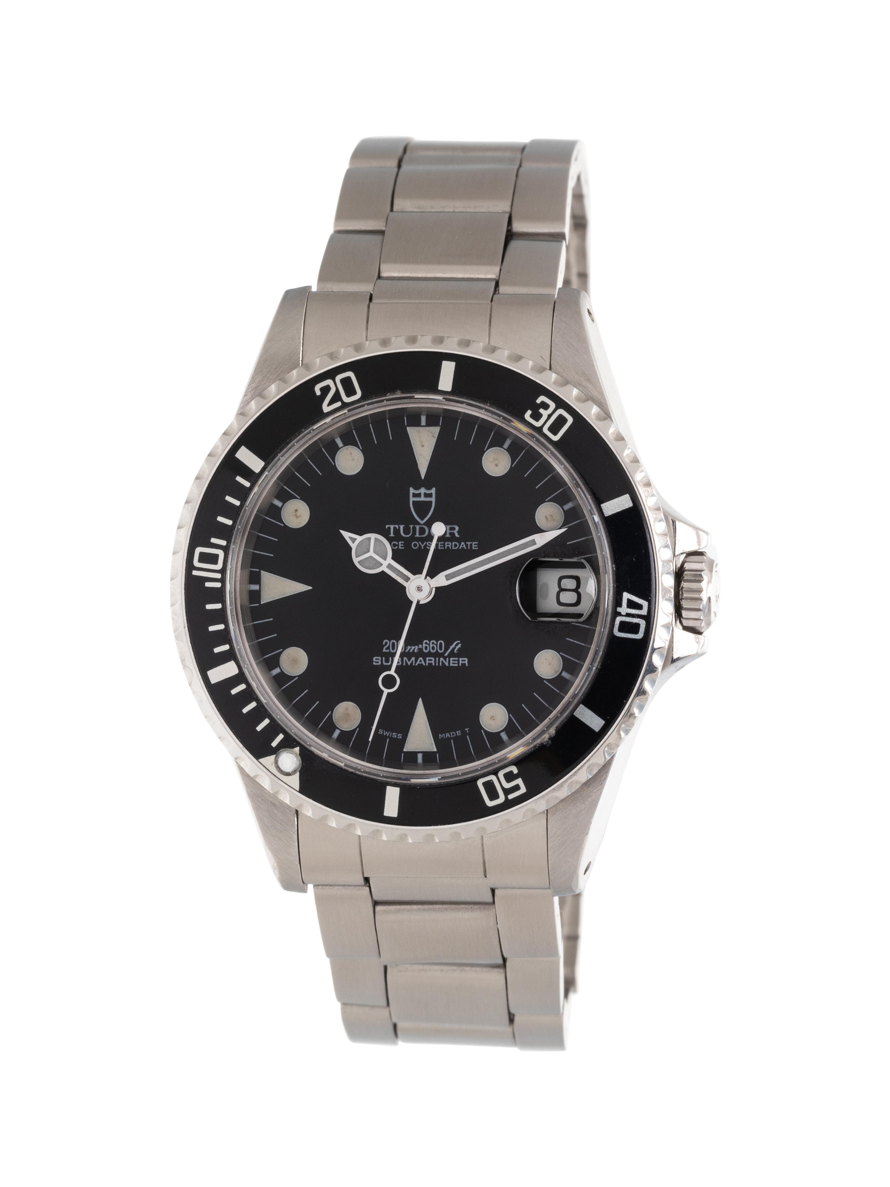 TUDOR, REF. 75090 STAINLESS STEEL 'PRINCE OYSTERDATE SUBMARINER' WRISTWATCH