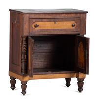 A Classical Maple and Cherrywood Diminutive Cabinet