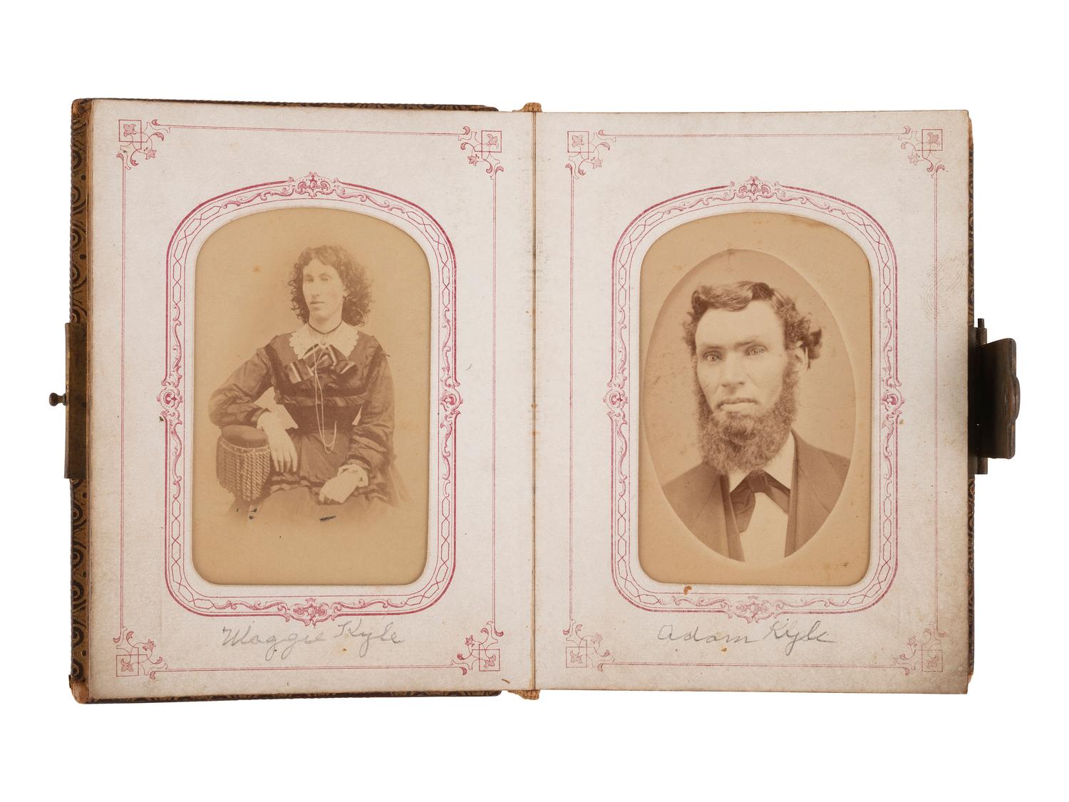 [EARLY PHOTOGRAPHY]. Assorted photographs incl. daguerreotype, tintype & CDV portraiture.