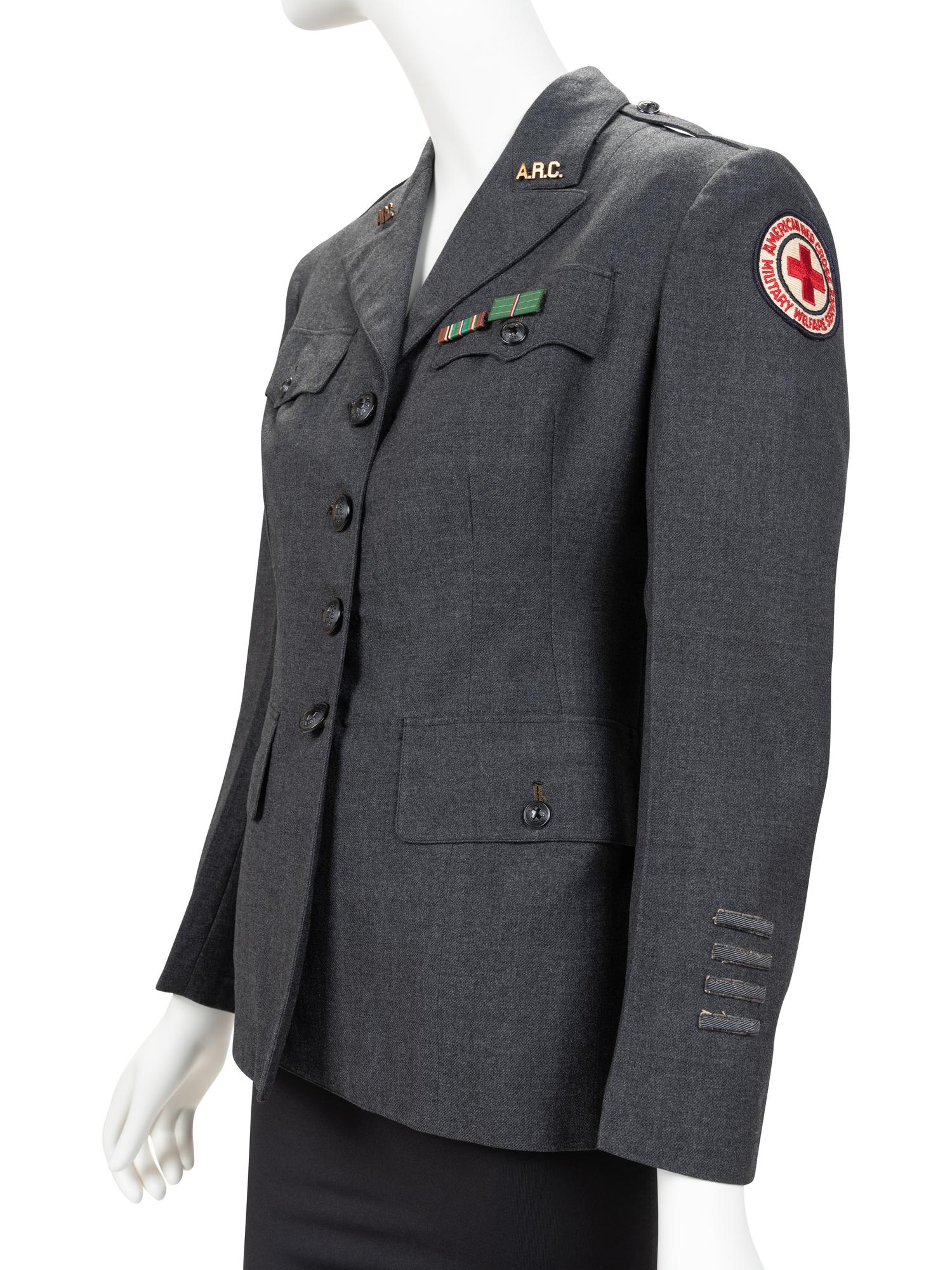 Three WWII Women's Uniforms, American Red Cross, 1938-1945
