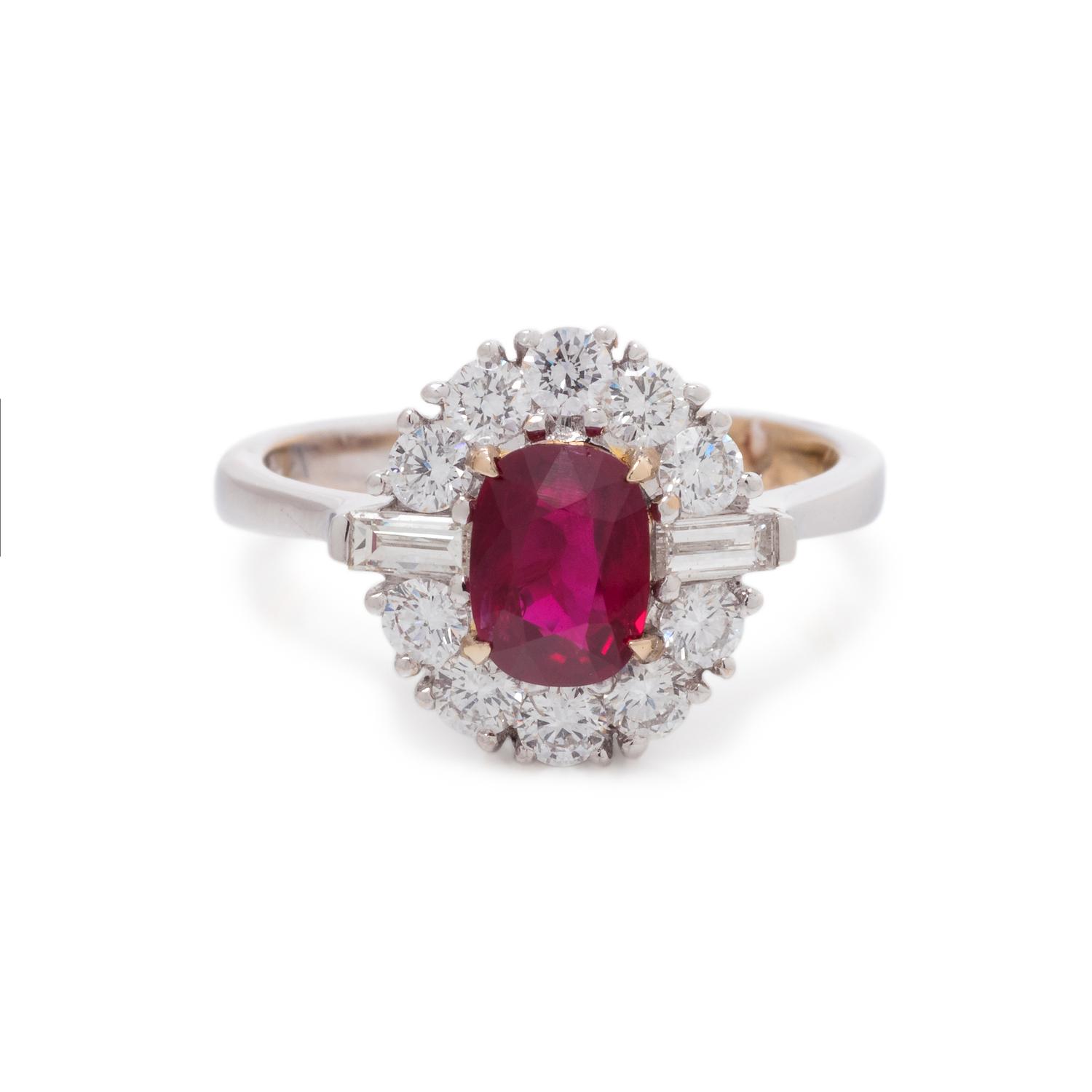 RUBY AND DIAMOND RING
