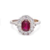RUBY AND DIAMOND RING