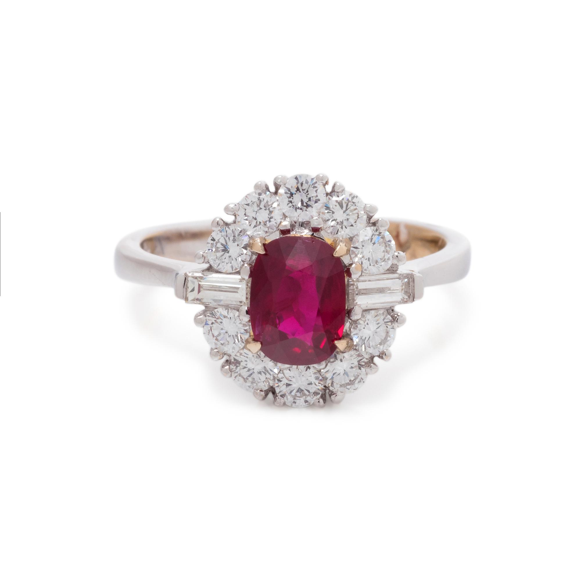 RUBY AND DIAMOND RING
