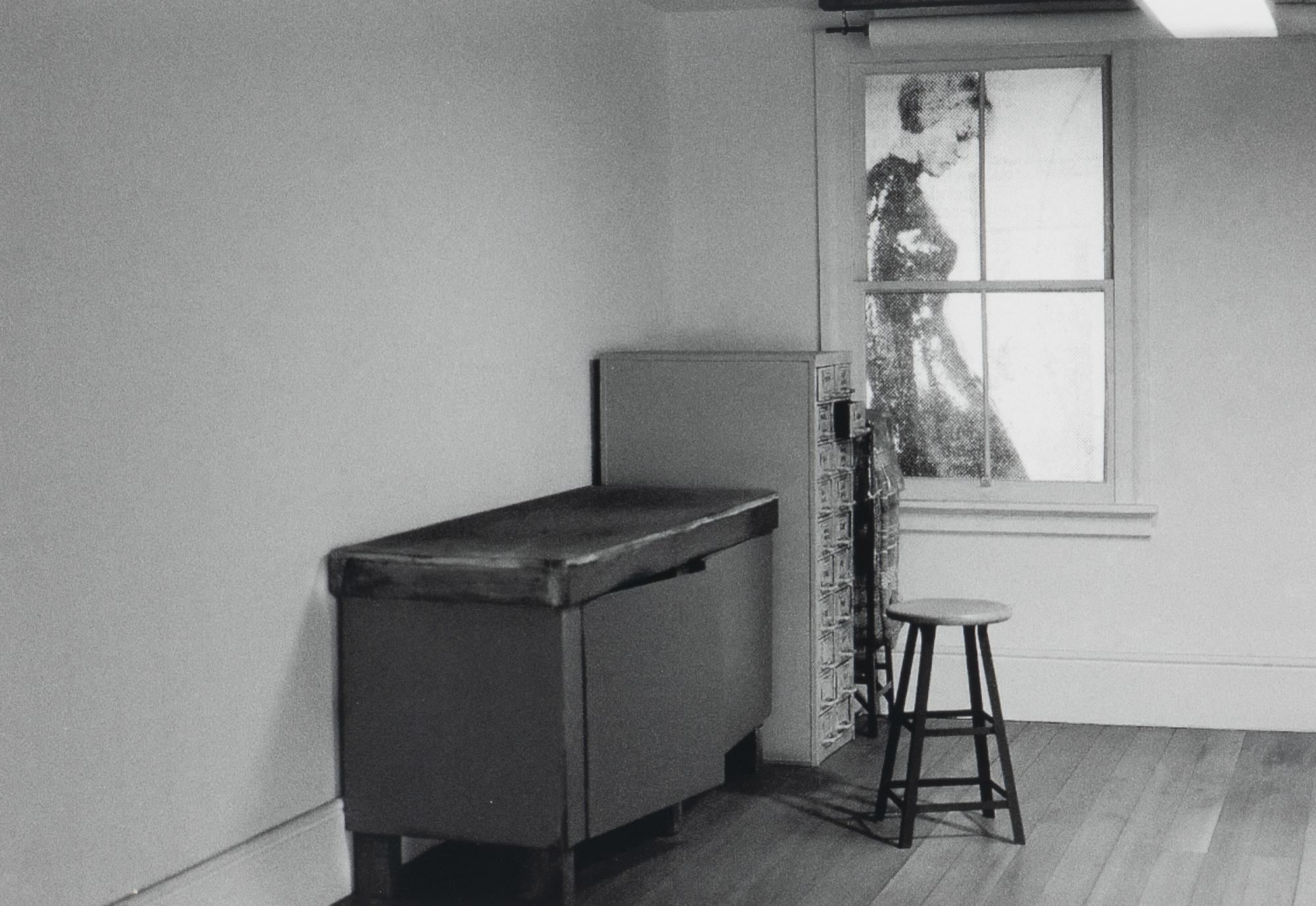 Four works from Studio Projections, 1979 (Number 17, Car Crash; Number 22, Beauty Treatment; Number A1, Village ; and Number A3, Dust Storm); printed 2013
