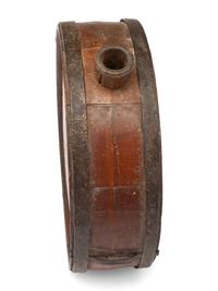 [CIVIL WAR]. Confederate cedar canteen.