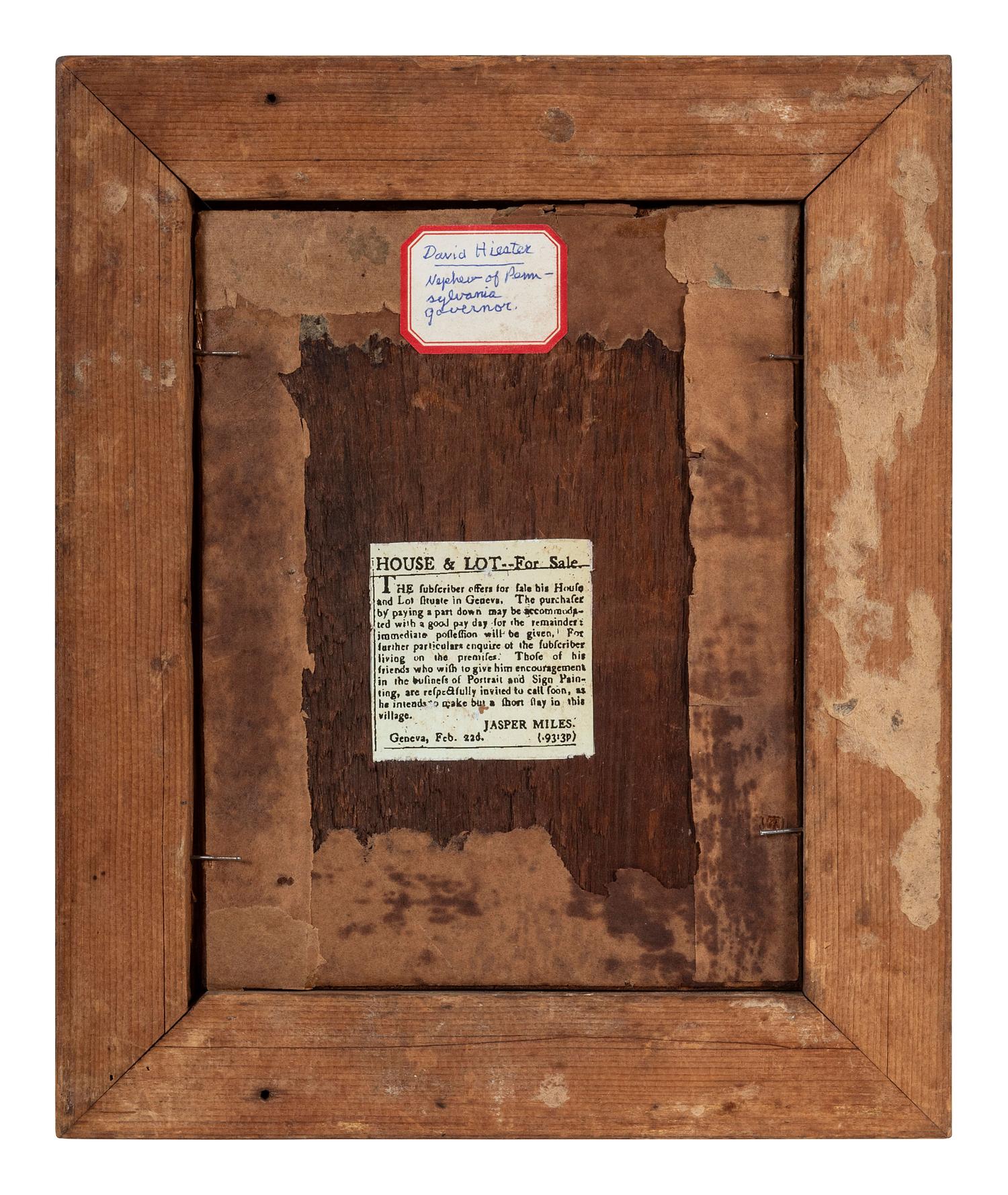 Attributed to Jasper Miles (American, 1782-1849)