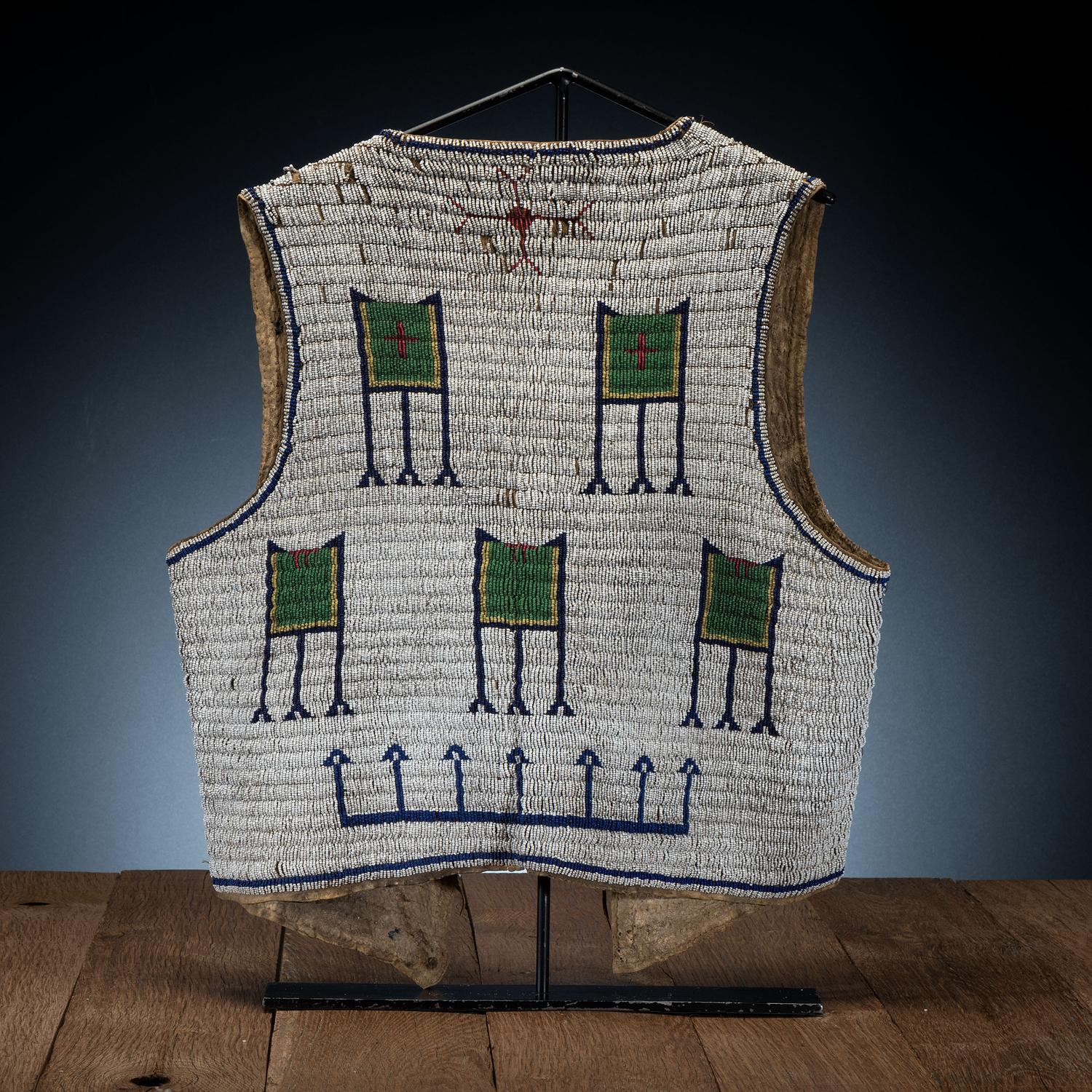 Sioux Beaded Hide Vest