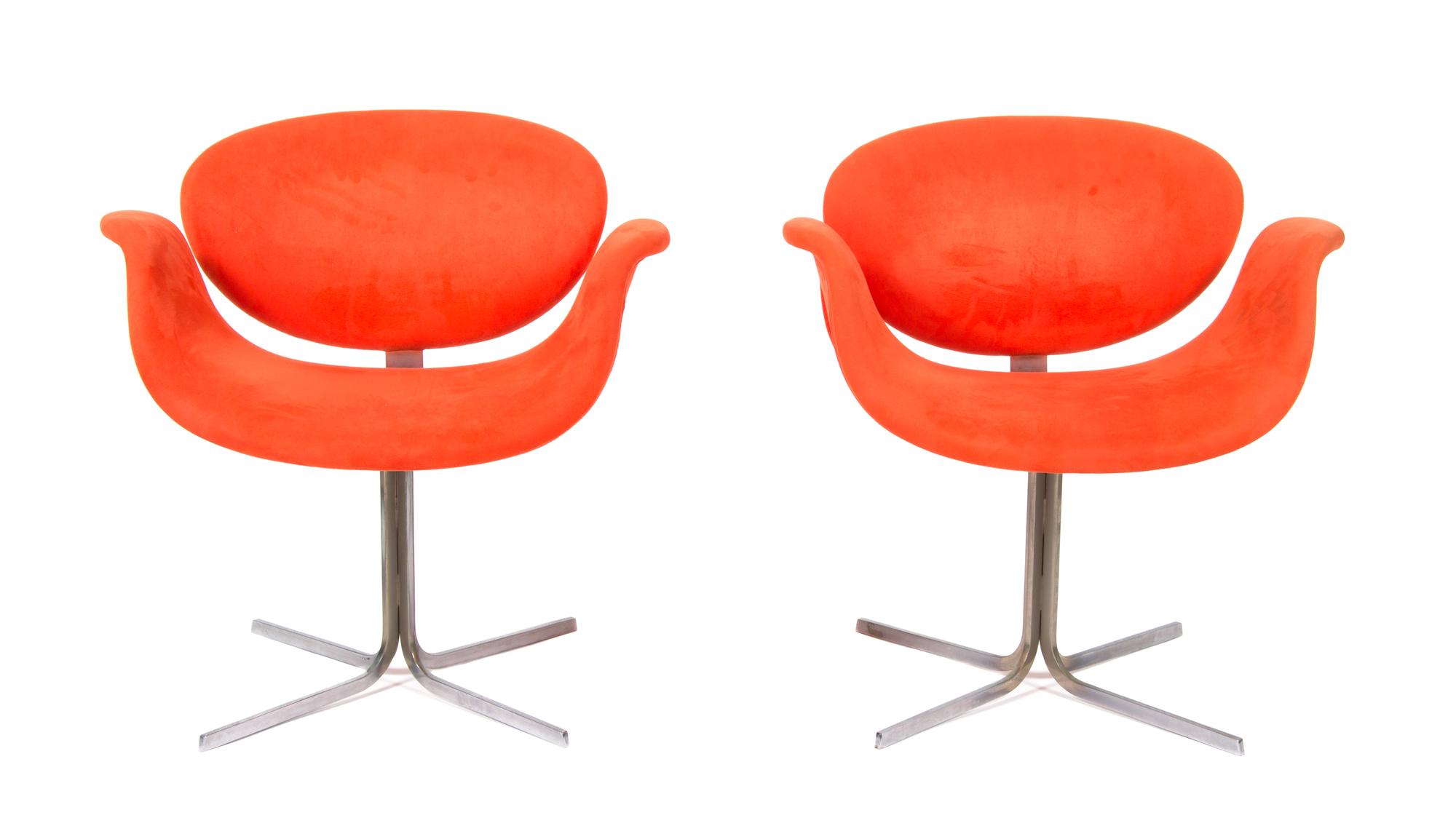 Big Tulip Lounge Chairs by Pierre Paulin, edited by Artifort in 1965 Height 28 1/4 inches. — 20TH CENTURY