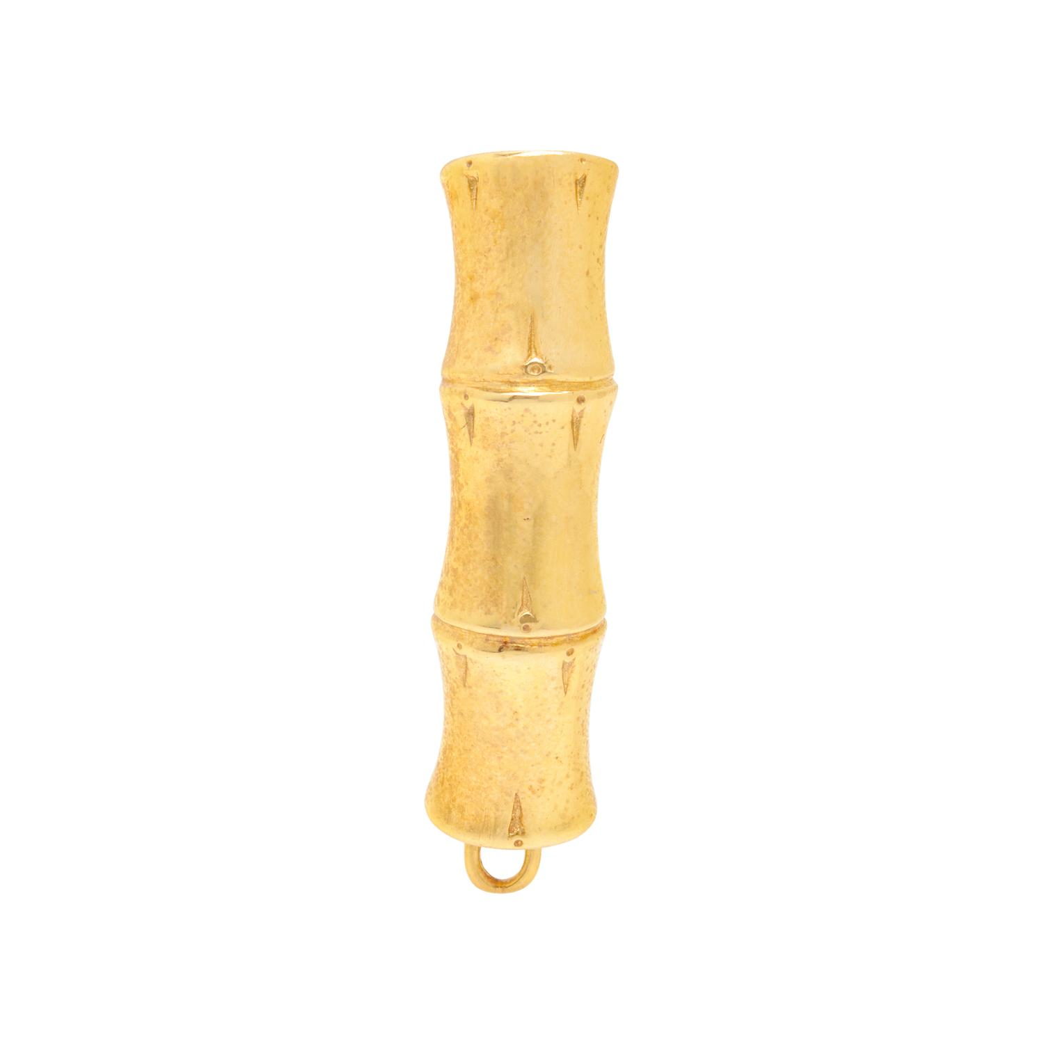 CARTIER, YELLOW GOLD BAMBOO BARRETTE