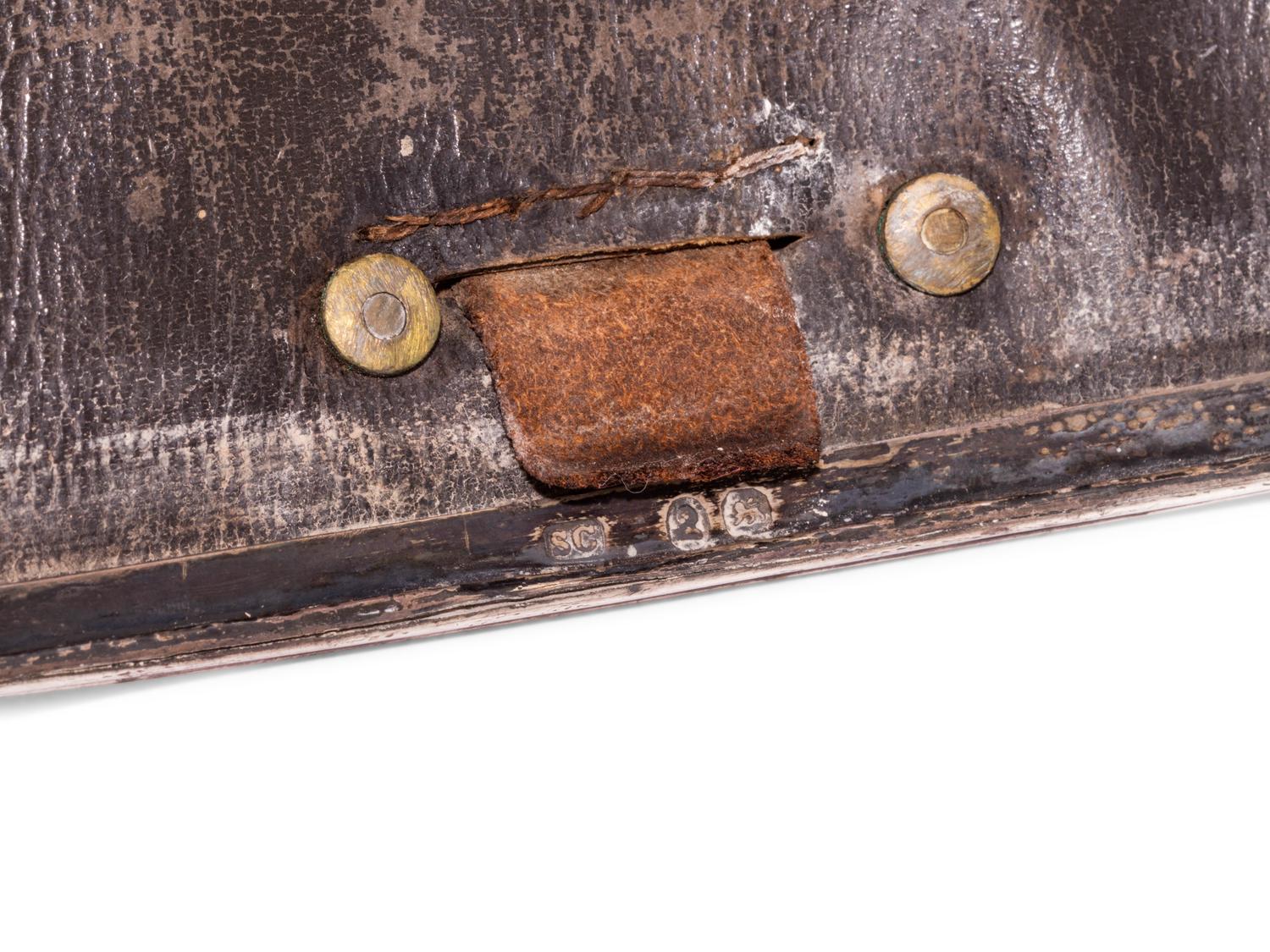 A William IV Silver Mounted Officer's Flap Pouch