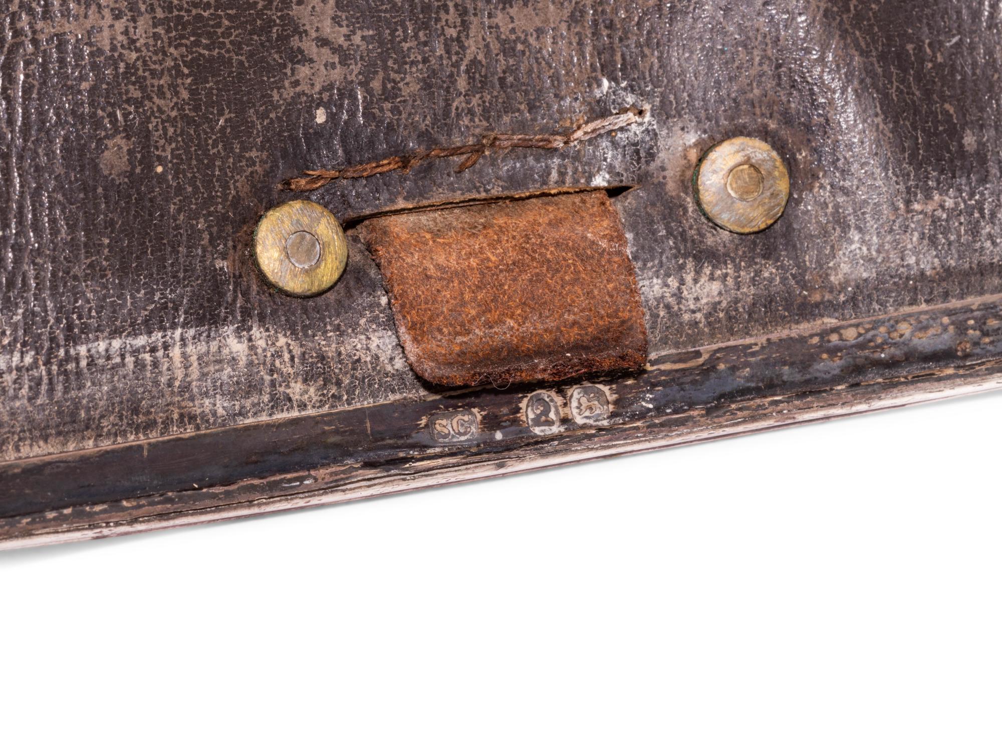 A William IV Silver Mounted Officer's Flap Pouch