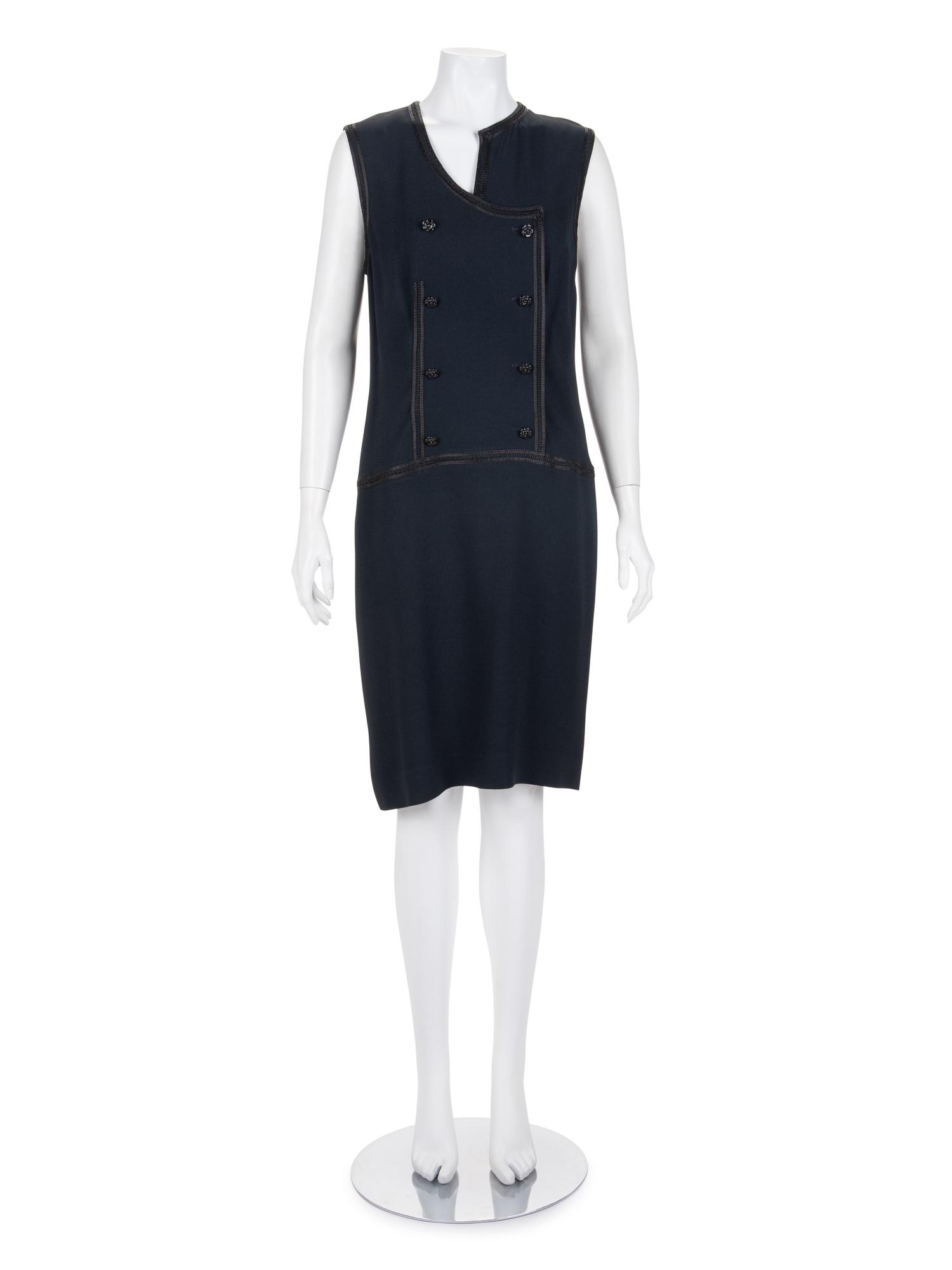 Chanel Crepe Double Breast Dress, Cruise 2002