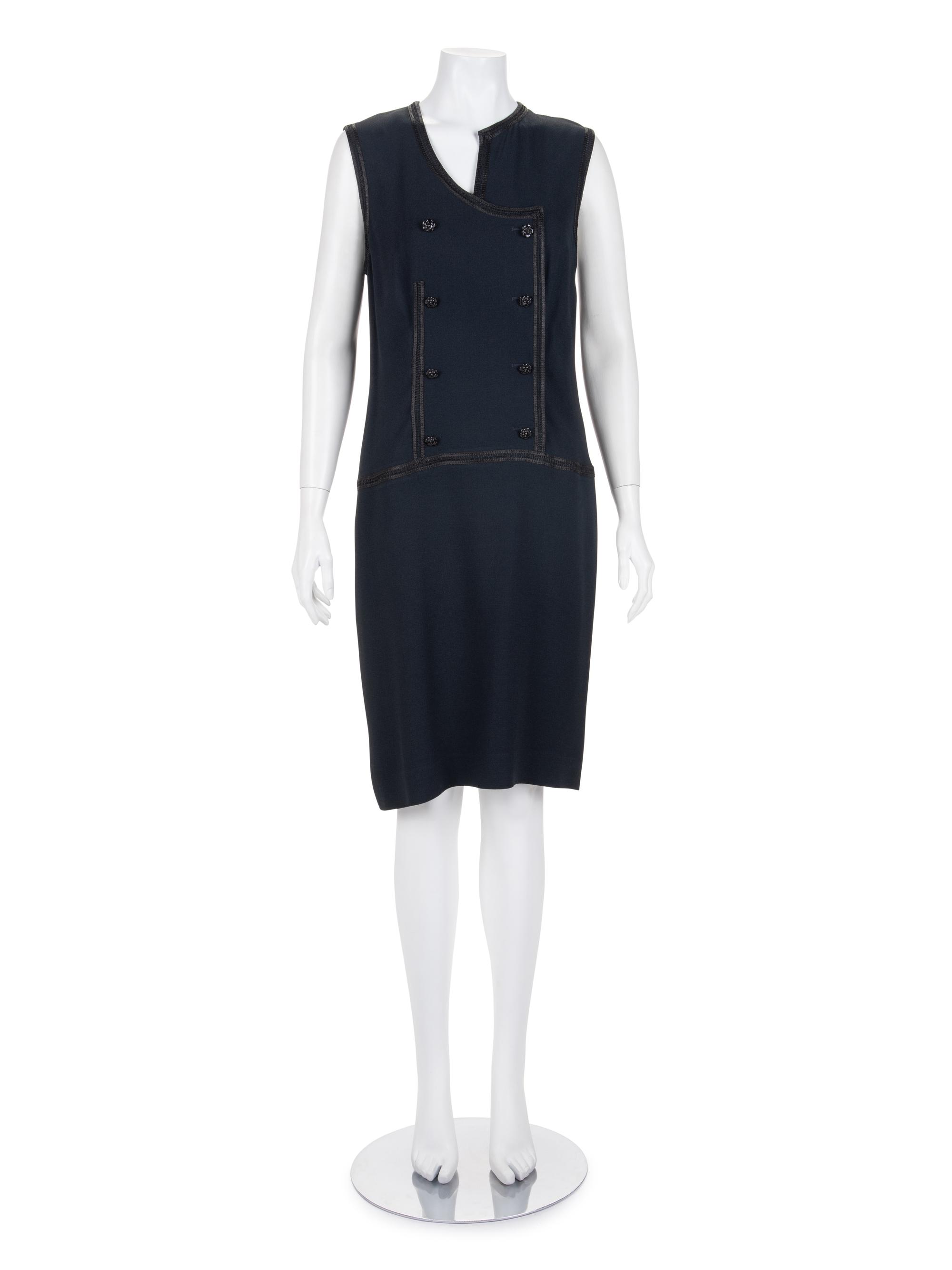 Chanel Crepe Double Breast Dress, Cruise 2002