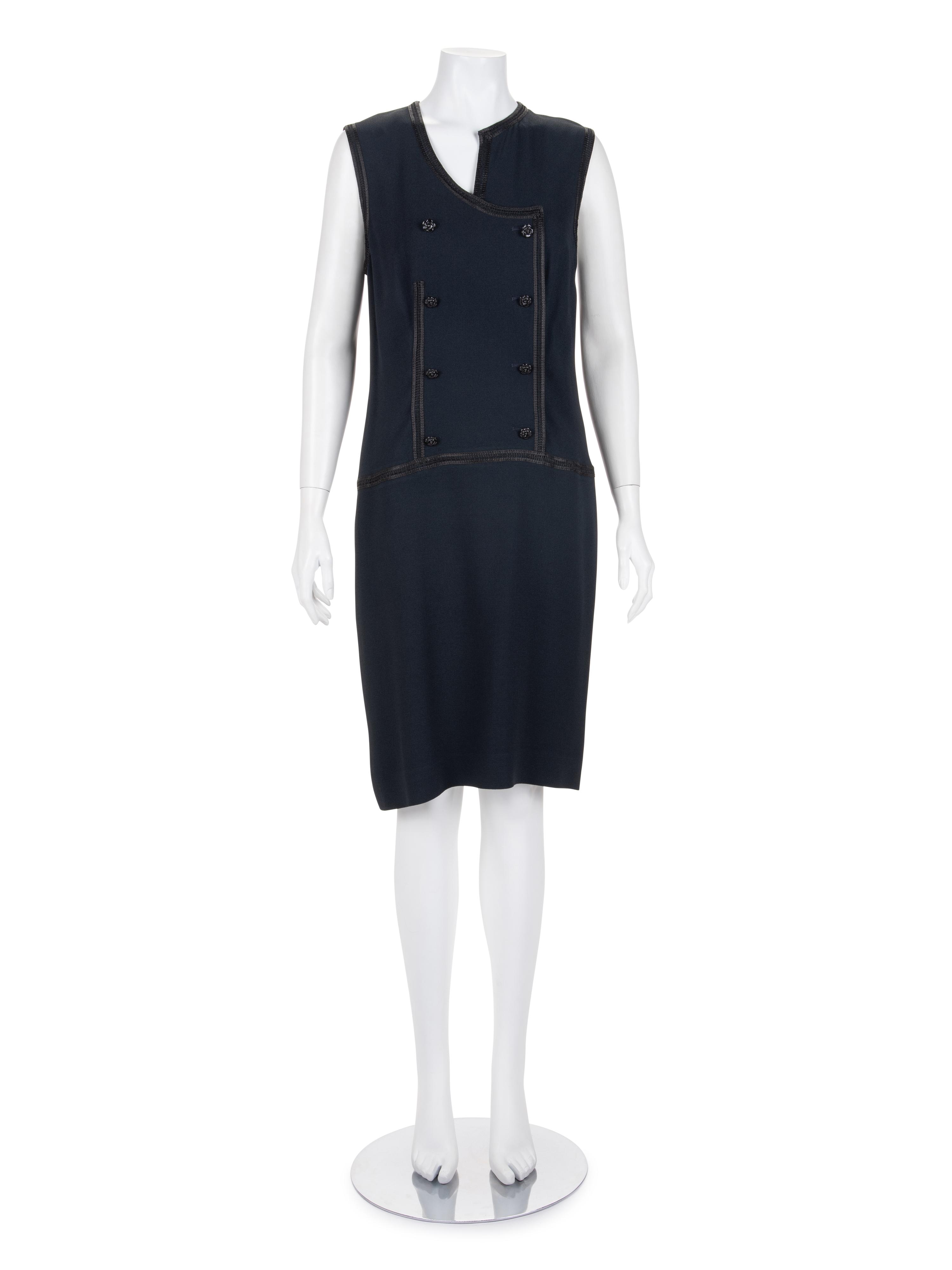 Chanel Crepe Double Breast Dress, Cruise 2002