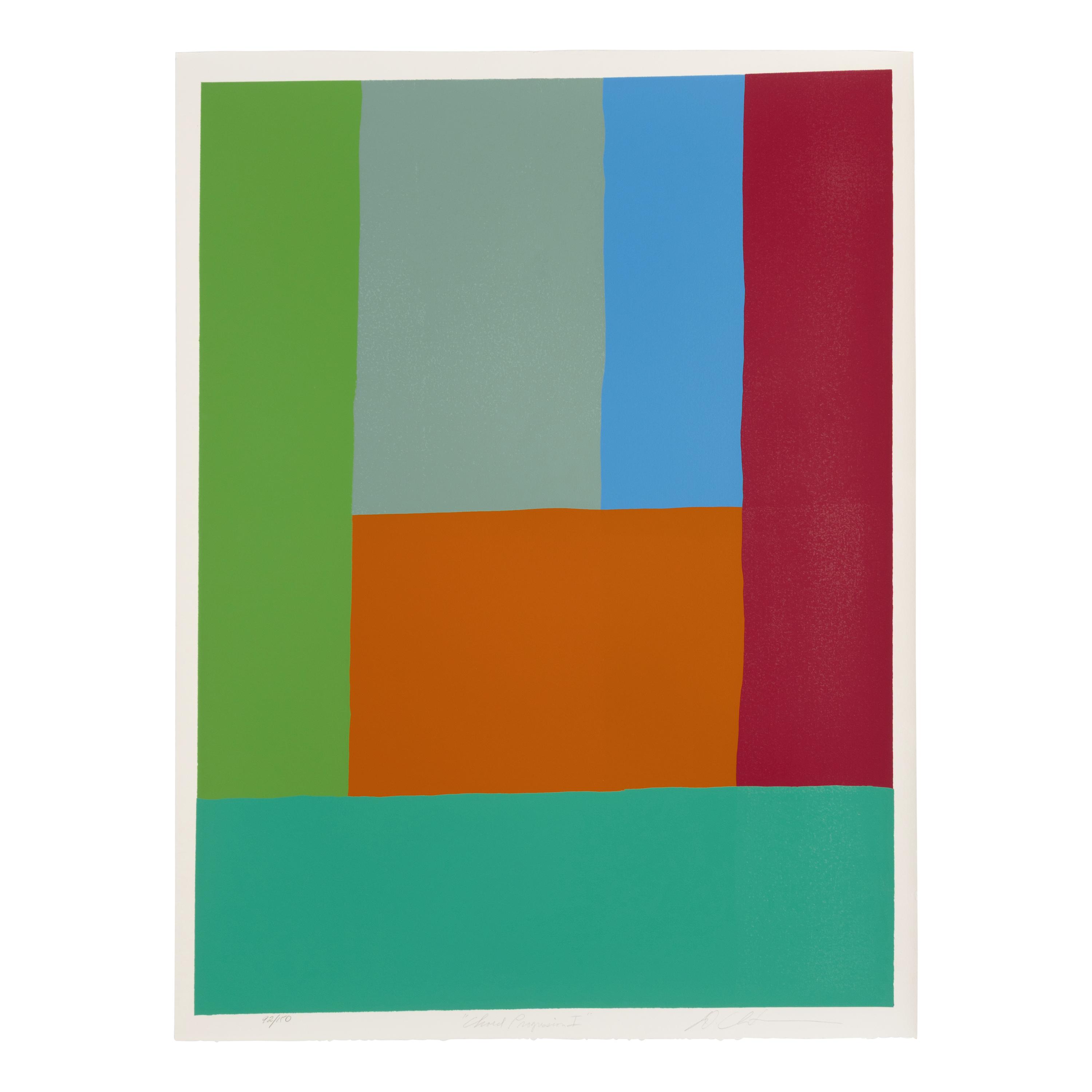Dan Christensen (American, 1942–2007) — Chord Progression I, Chord Progression II, and Hyde Park II (three works)