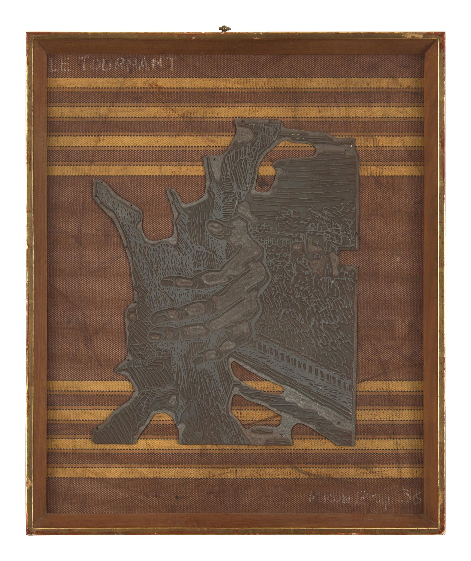 Le Tournant (back cover from Les Mains Libres book), 1936