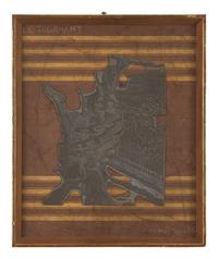 Le Tournant (back cover from Les Mains Libres book), 1936