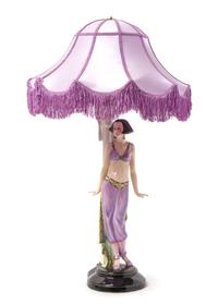 A Goldscheider Porcelain Figure Height overall 31 1/4 inches. — MODELED BY JOSEF LORENZL, CIRCA 1930