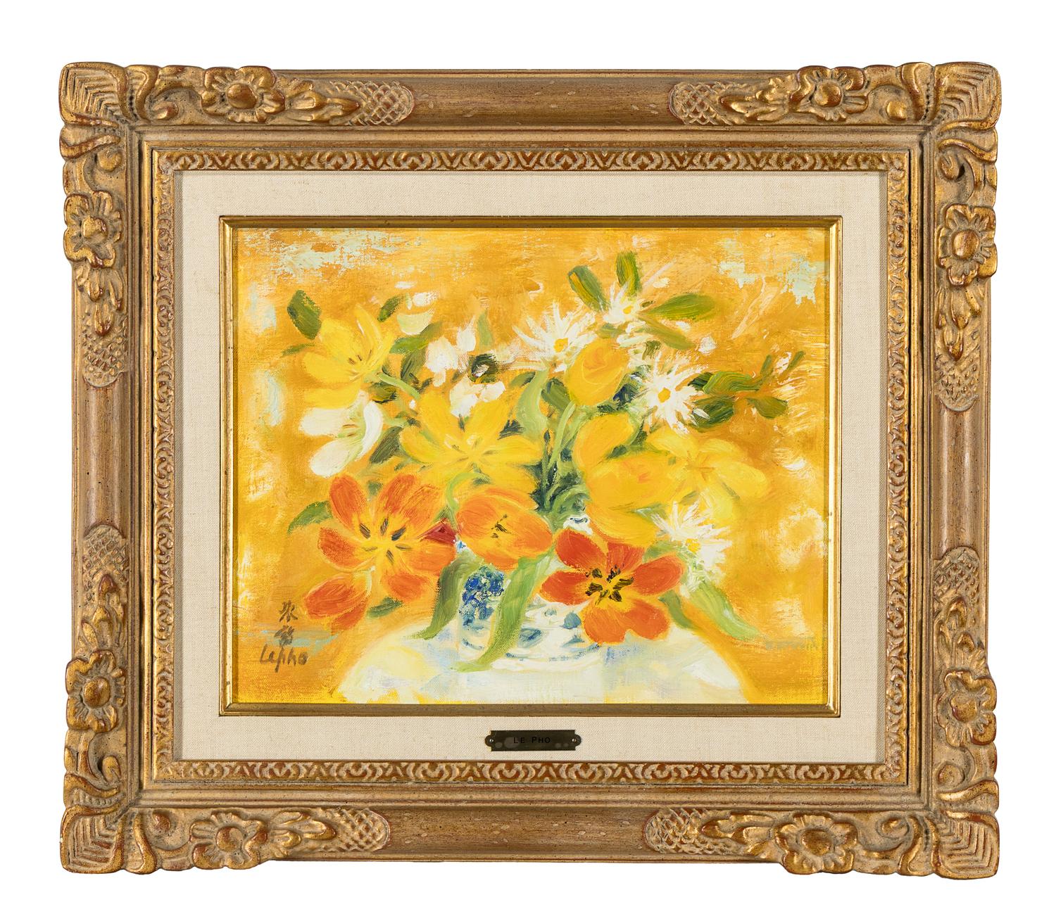 Tulipes sur Fond Jaune , 1976