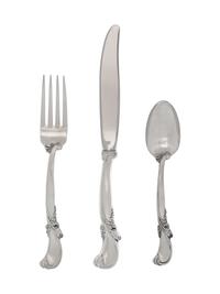 An American Silver Flatware Service