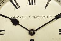 An English Oak Railway Clock