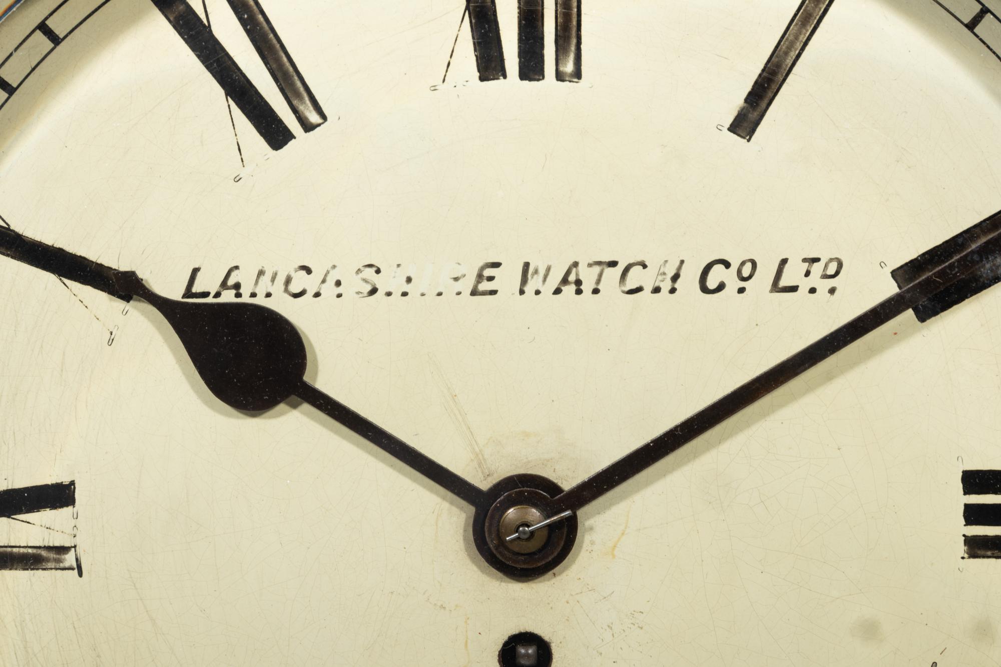 An English Oak Railway Clock