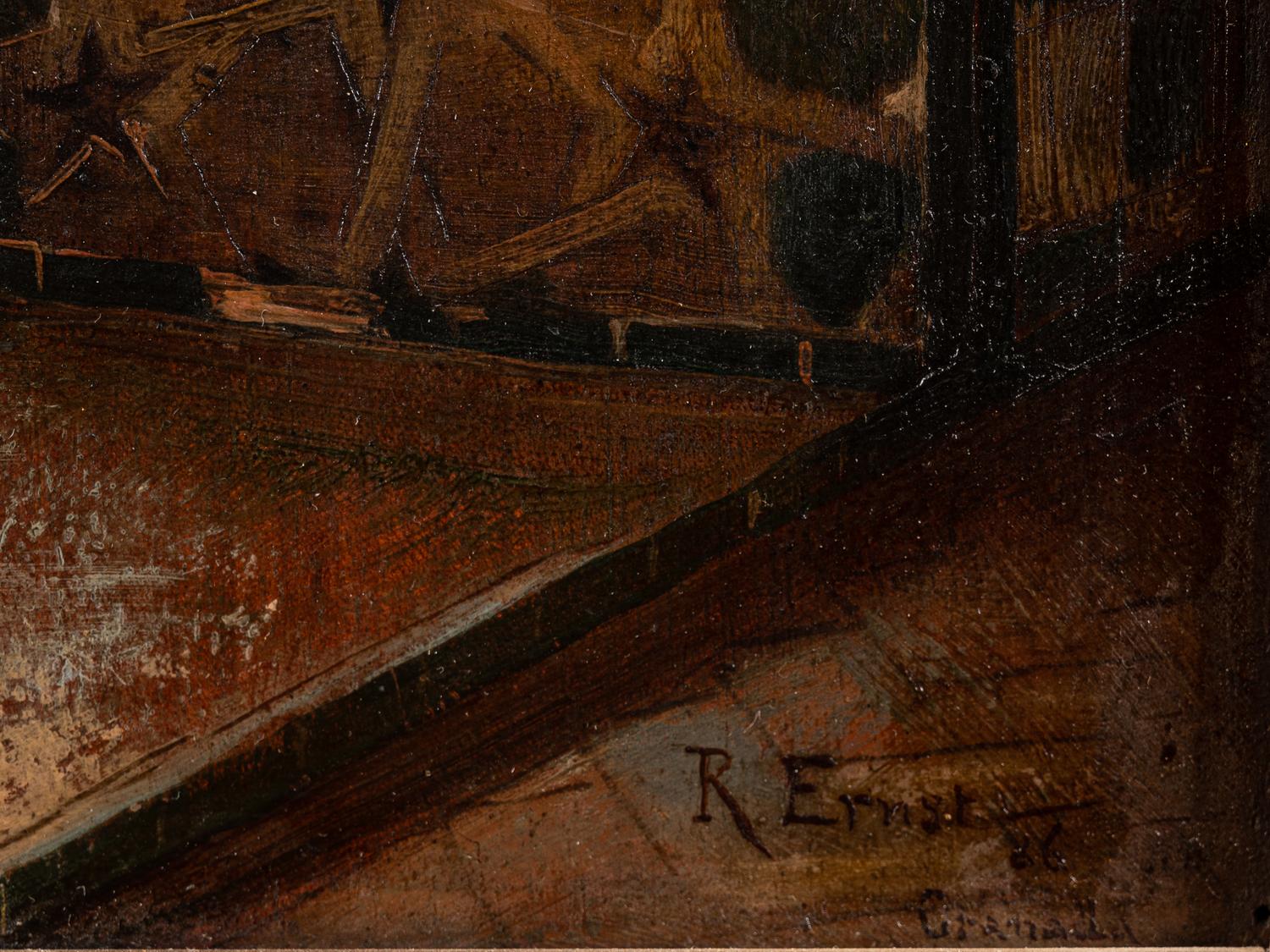 Guard in Orientalist Interior