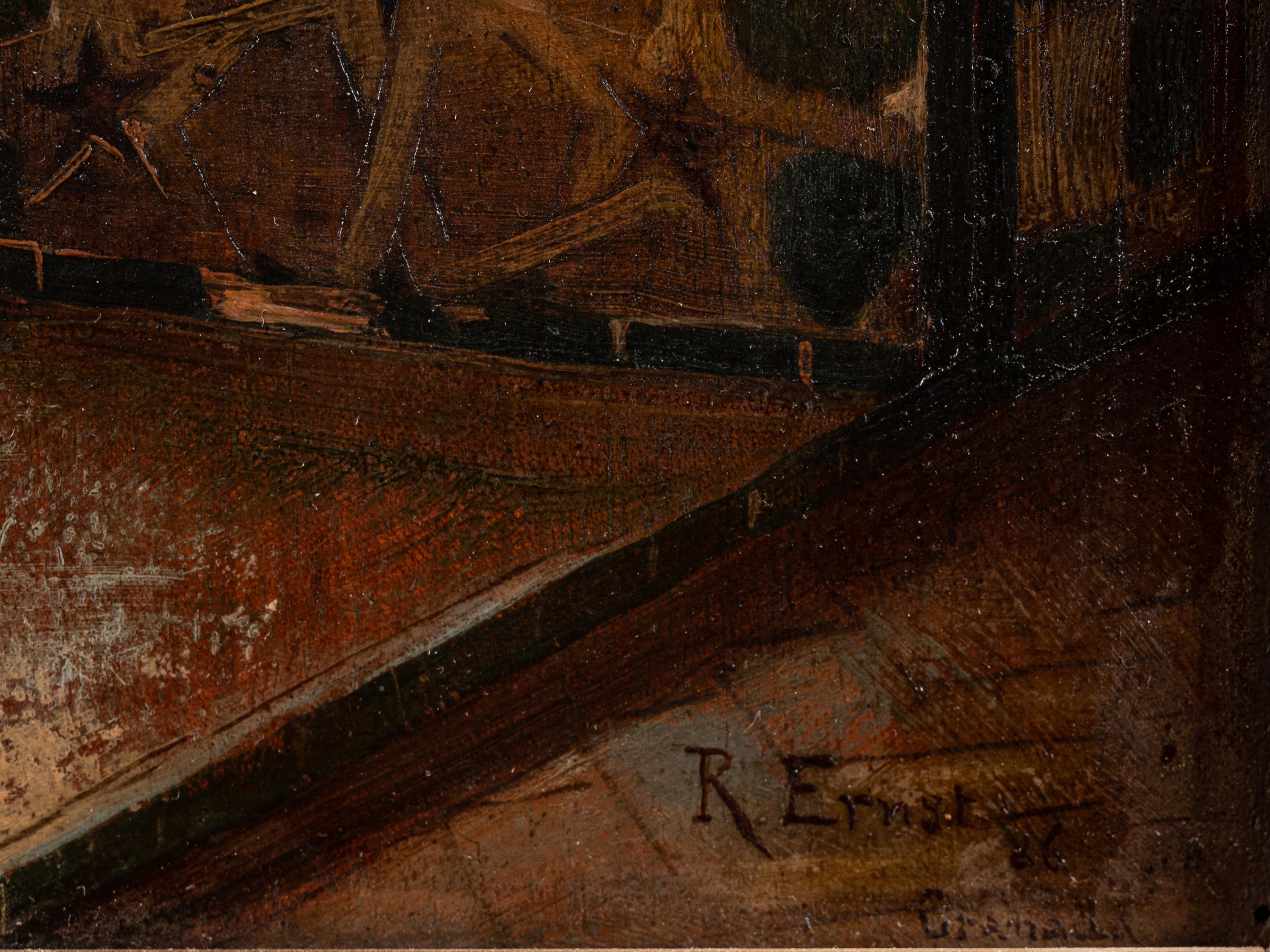 Guard in Orientalist Interior