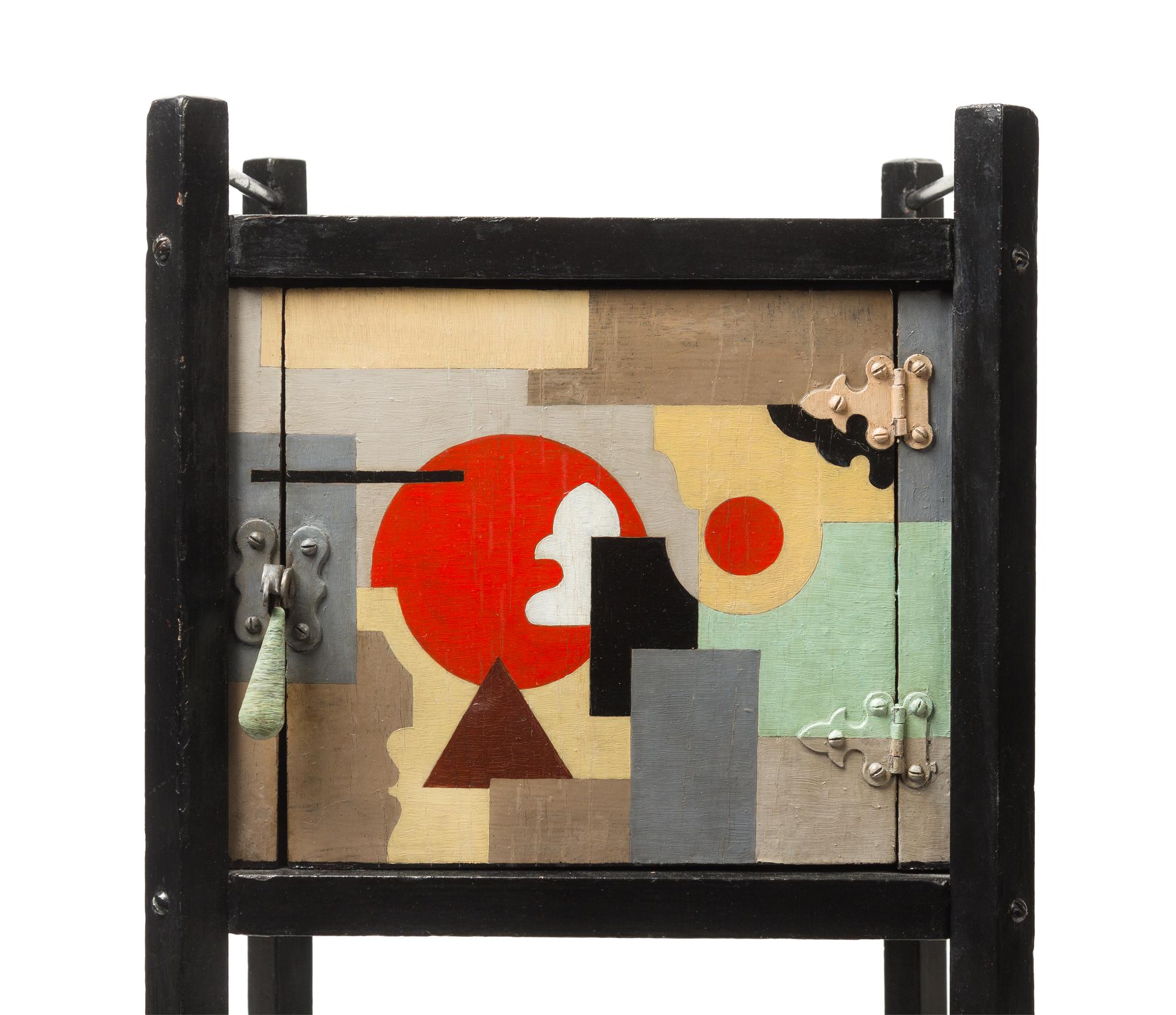 Paul Kelpe, (German/American, 1902-1985), a unique pipe cabinet, c. 1934