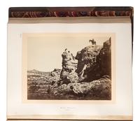 [WESTERN AMERICANA]. HAYDEN, Ferdinand V. (1829-1887). Sun Pictures of Rocky Mountain Scenery . New York: Julius Bien, 1870.